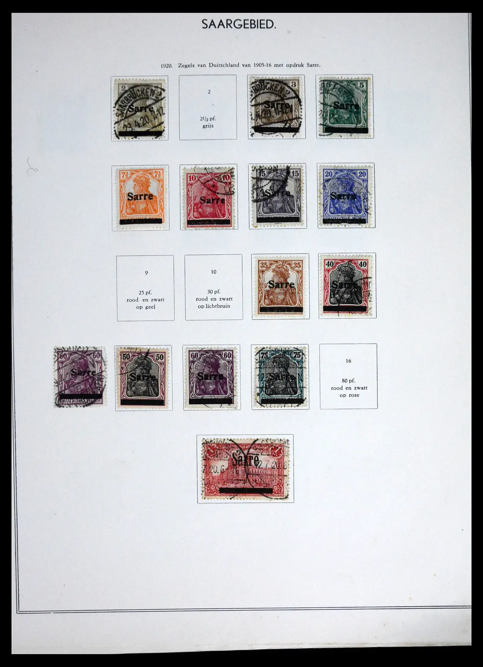 41715 0039 - Postzegelverzameling 41715 Duitsland 1850-1921.