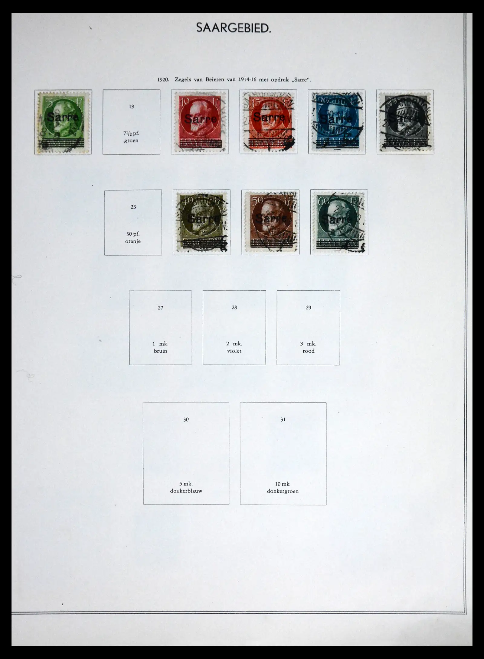 41715 0040 - Postzegelverzameling 41715 Duitsland 1850-1921.