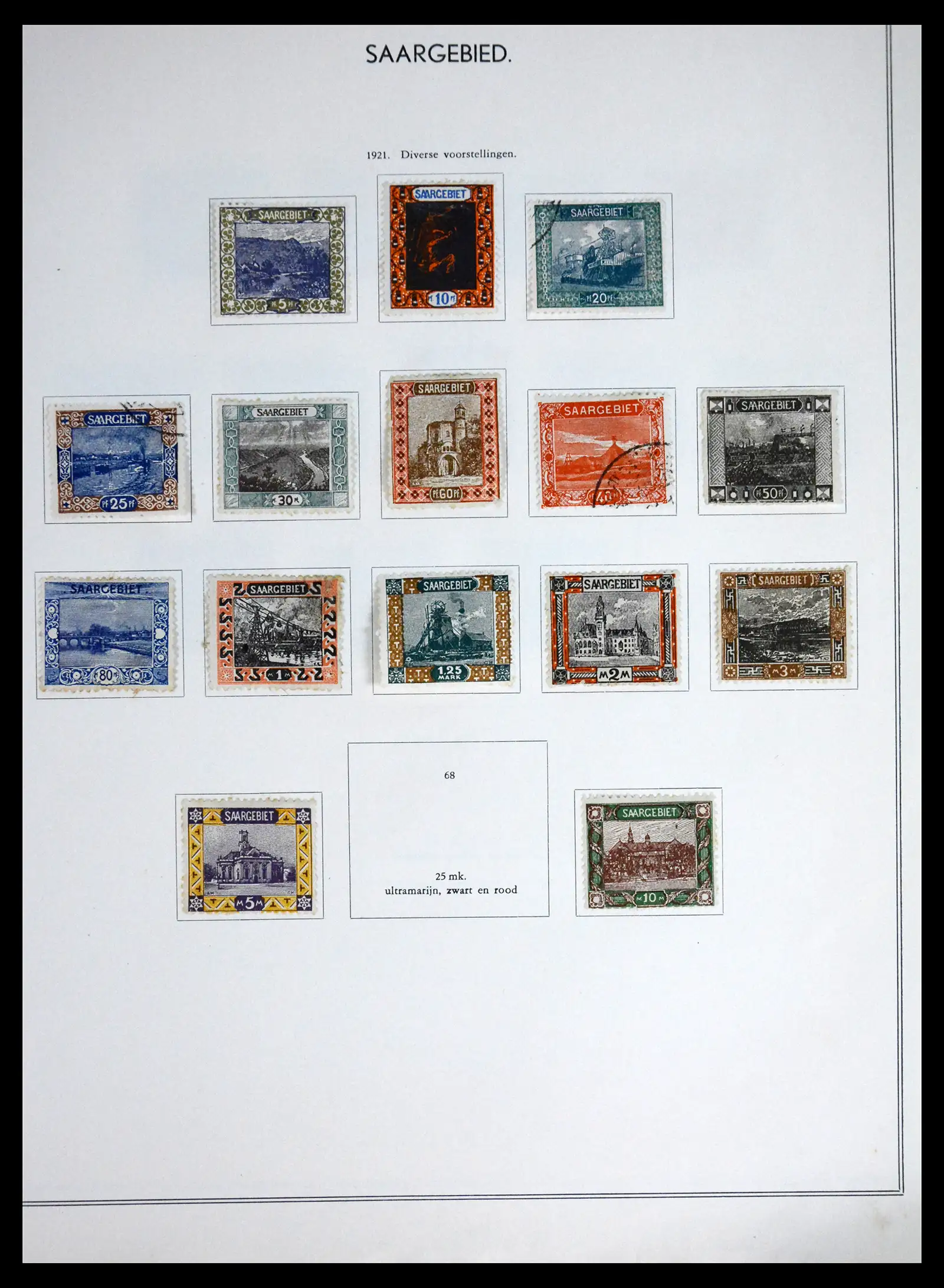 41715 0042 - Postzegelverzameling 41715 Duitsland 1850-1921.