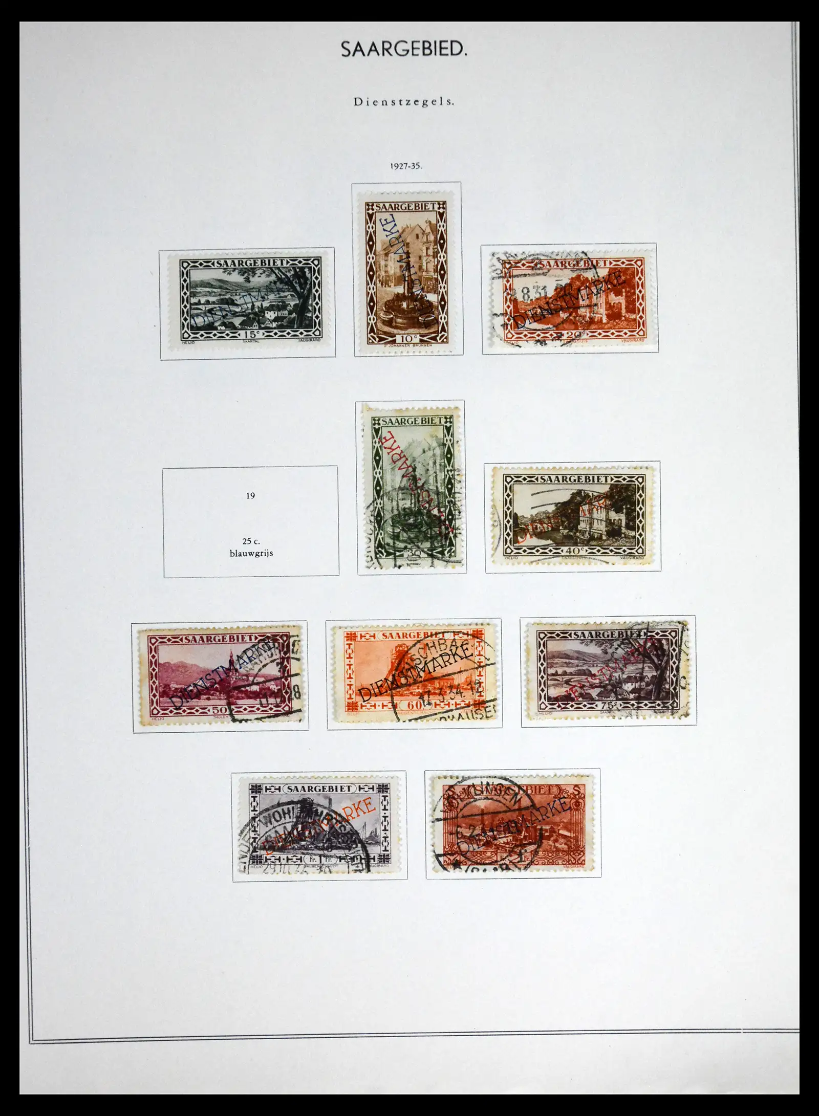 41715 0051 - Postzegelverzameling 41715 Duitsland 1850-1921.