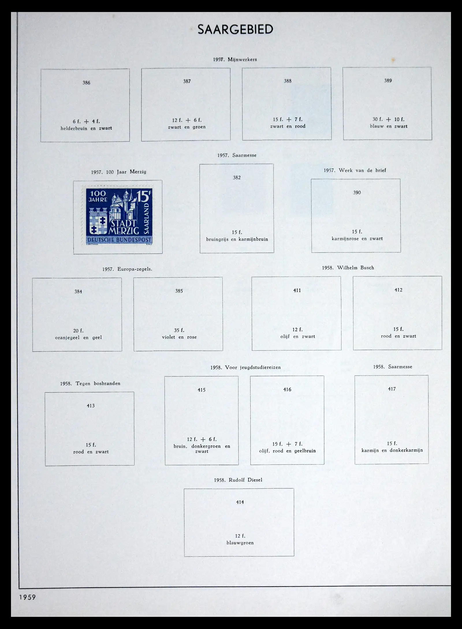 41715 0062 - Postzegelverzameling 41715 Duitsland 1850-1921.