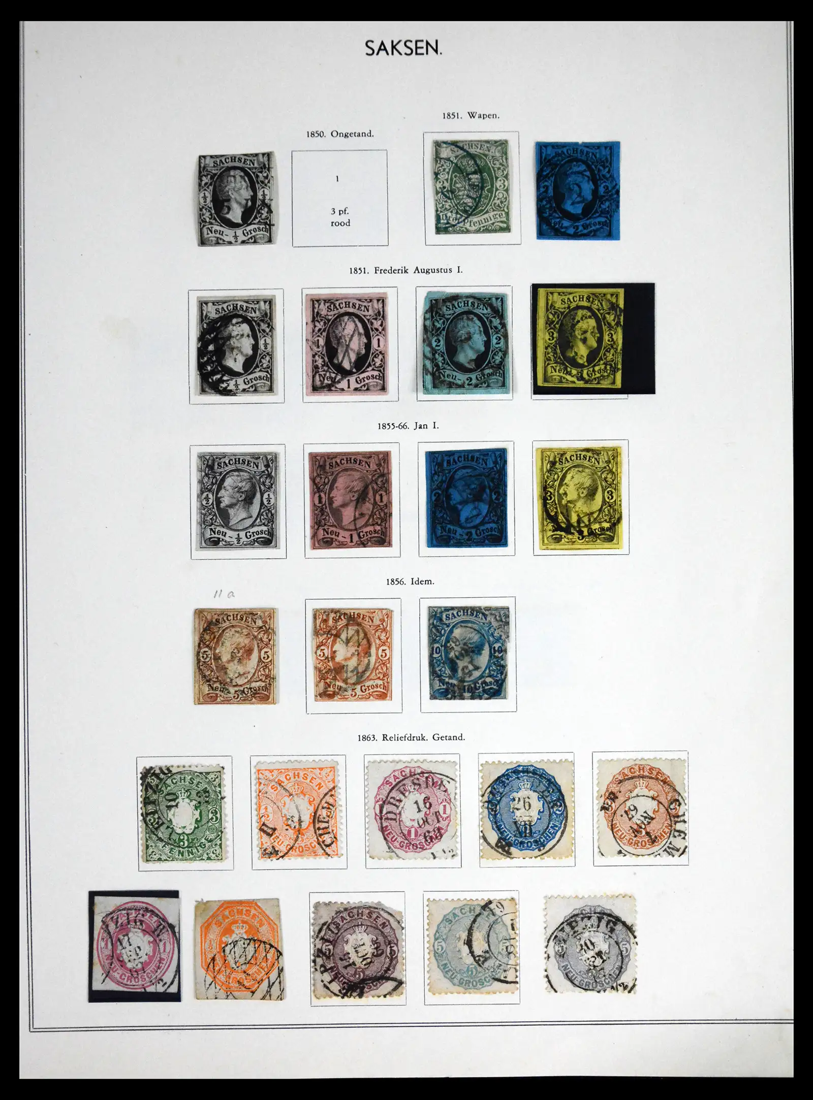 41715 0066 - Postzegelverzameling 41715 Duitsland 1850-1921.