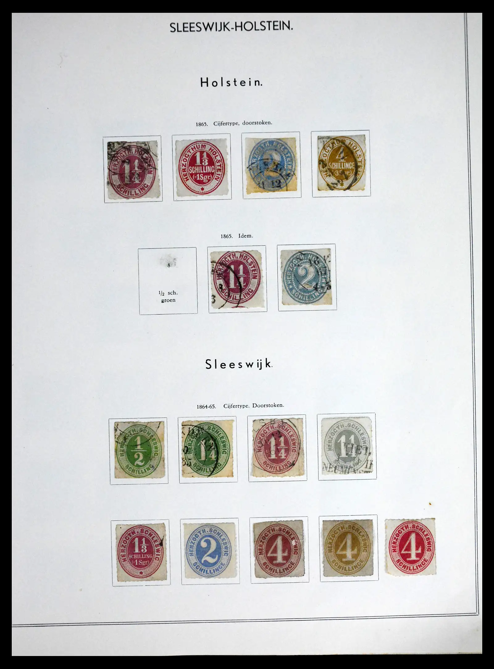 41715 0068 - Postzegelverzameling 41715 Duitsland 1850-1921.