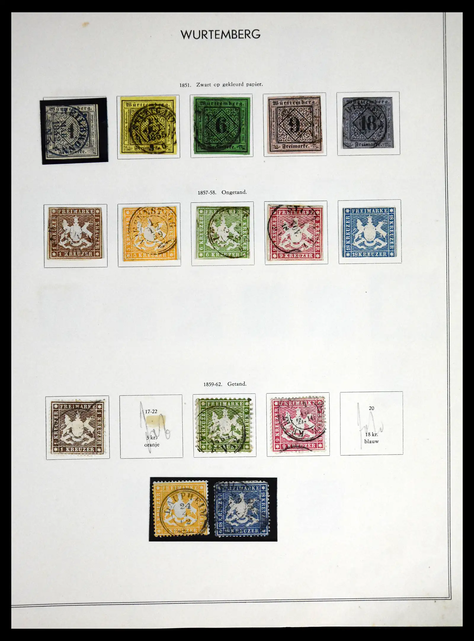 41715 0071 - Postzegelverzameling 41715 Duitsland 1850-1921.