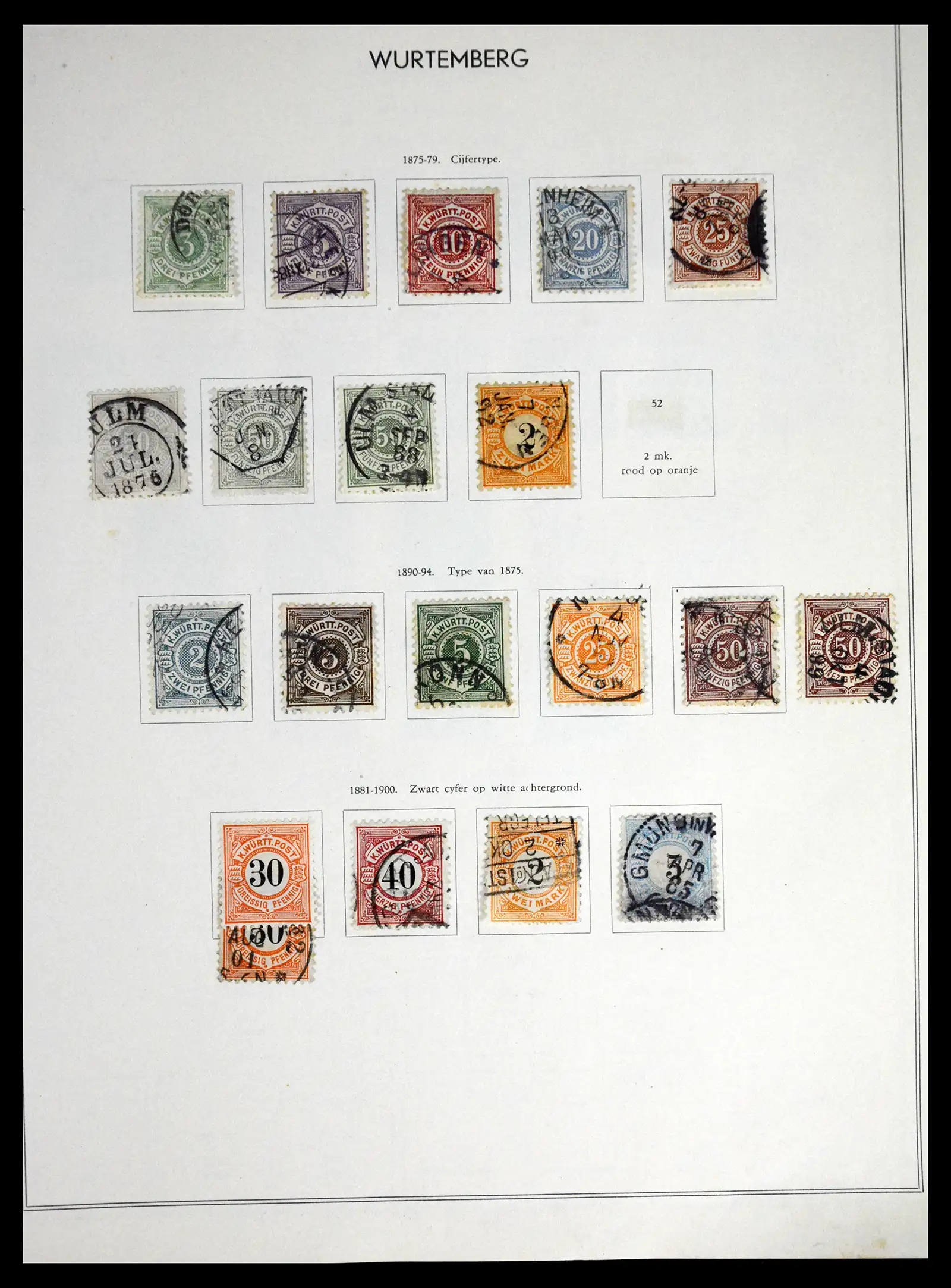 41715 0073 - Postzegelverzameling 41715 Duitsland 1850-1921.