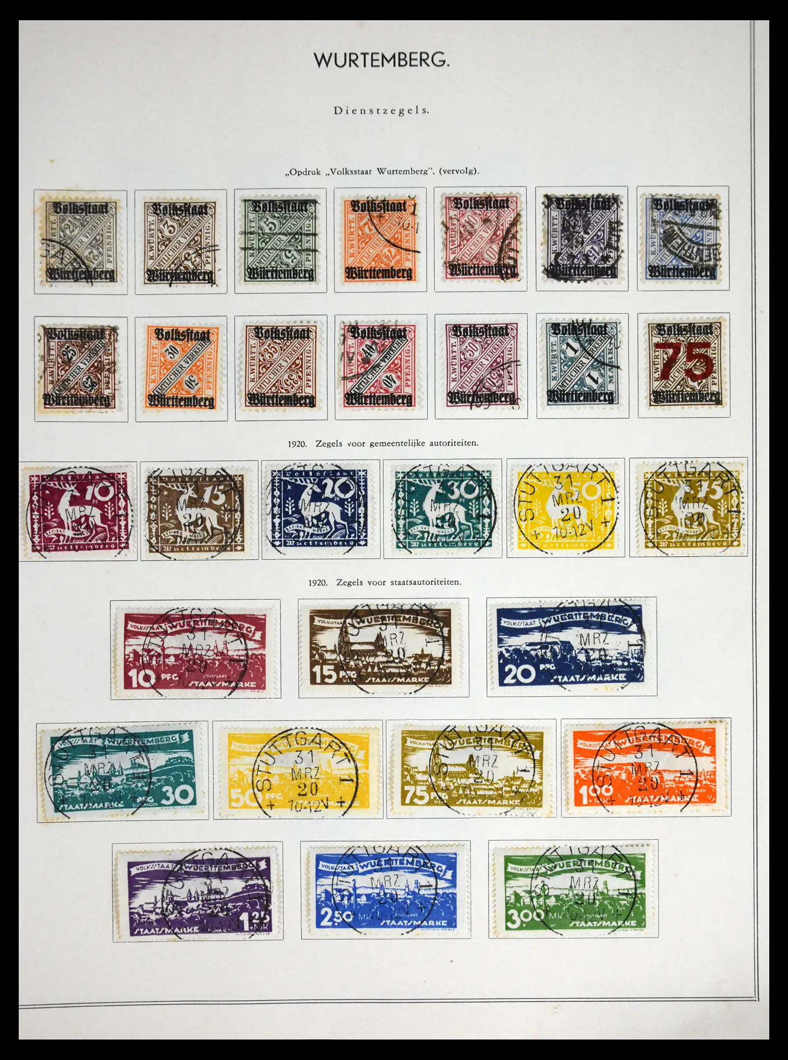 41715 0078 - Postzegelverzameling 41715 Duitsland 1850-1921.