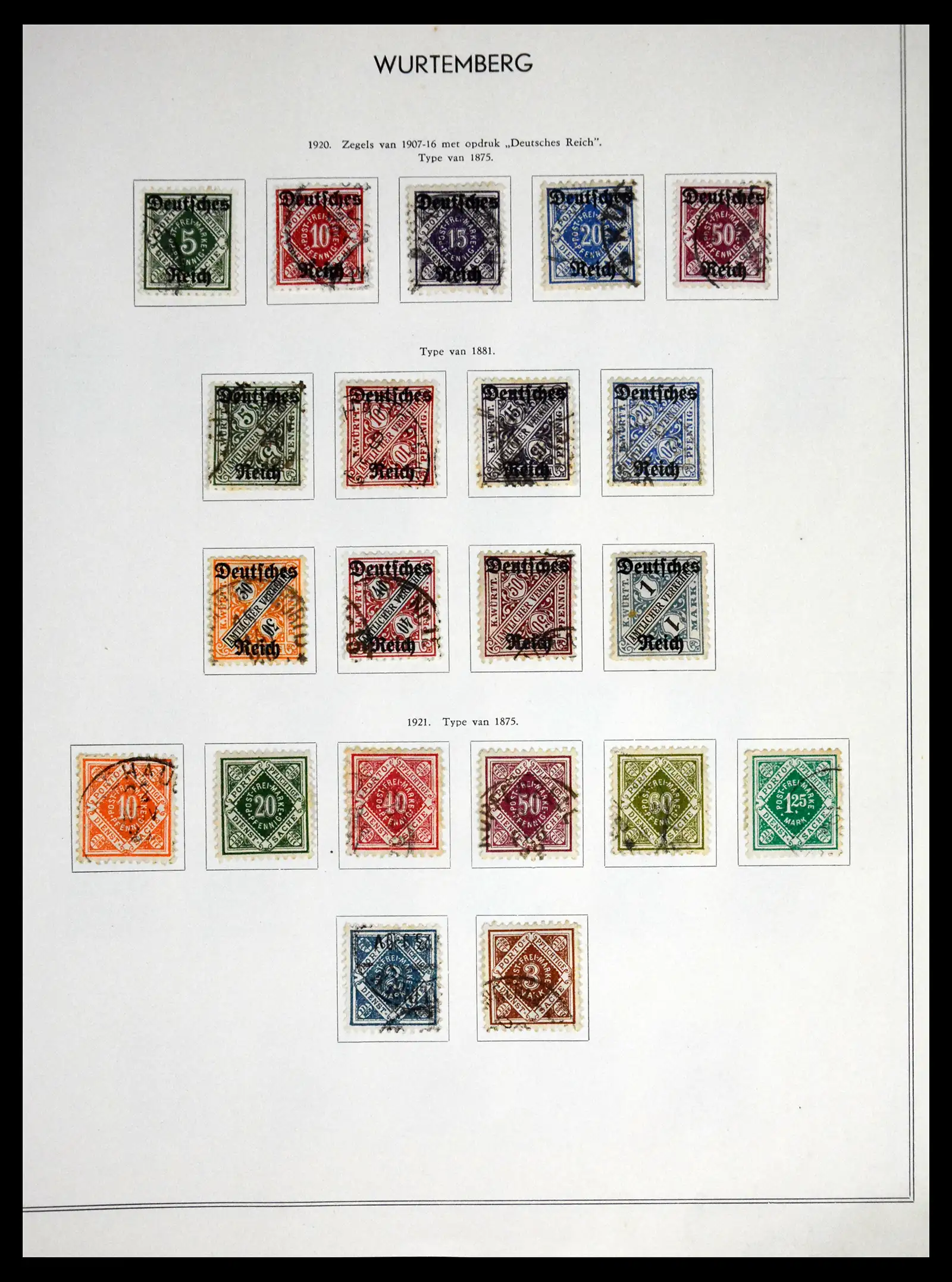 41715 0079 - Postzegelverzameling 41715 Duitsland 1850-1921.