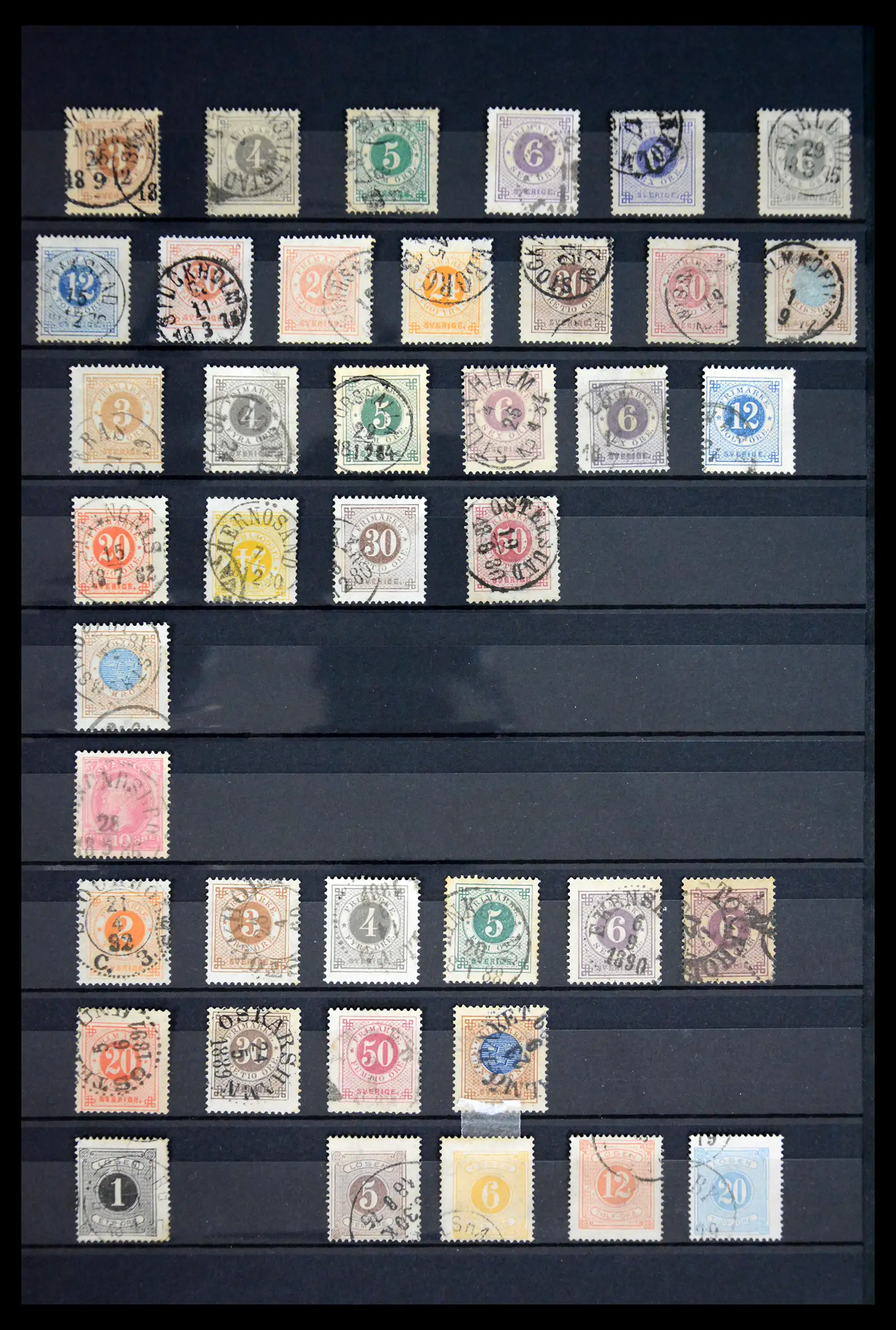 41717 0003 - Stamp collection 41717 Sweden 1855-2015.