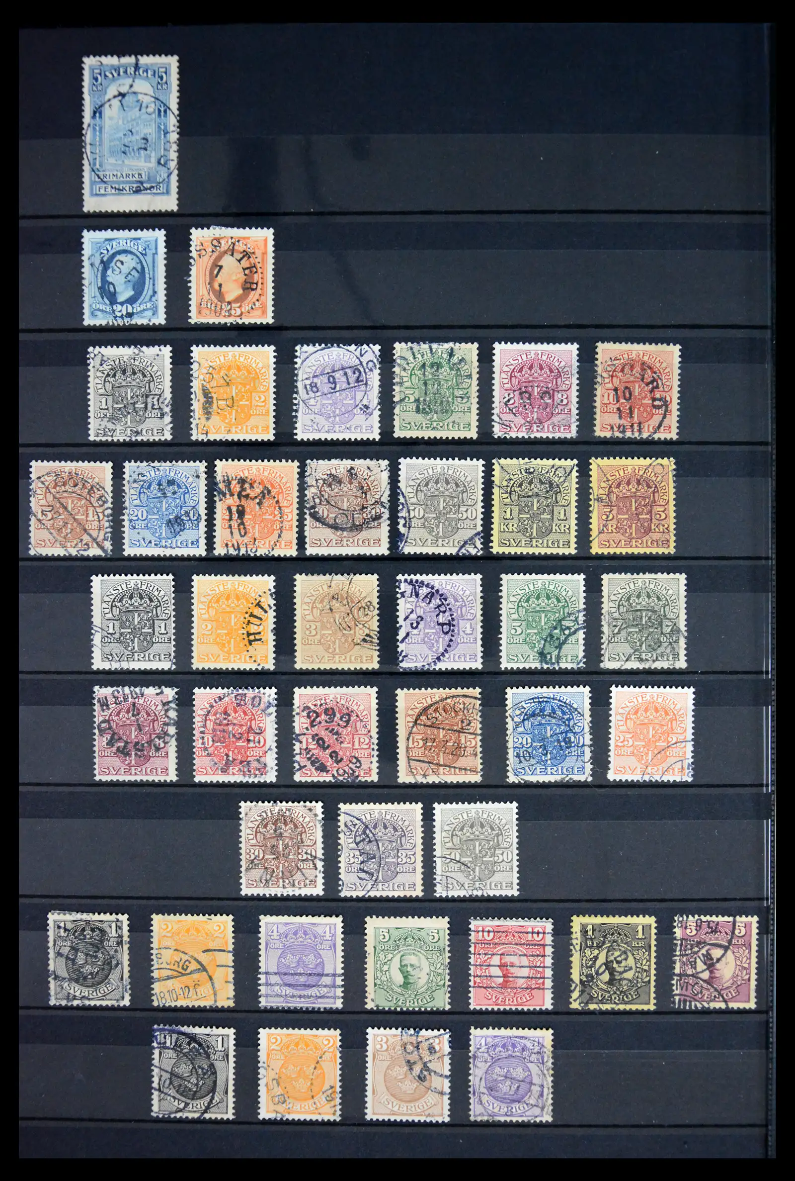 41717 0006 - Stamp collection 41717 Sweden 1855-2015.