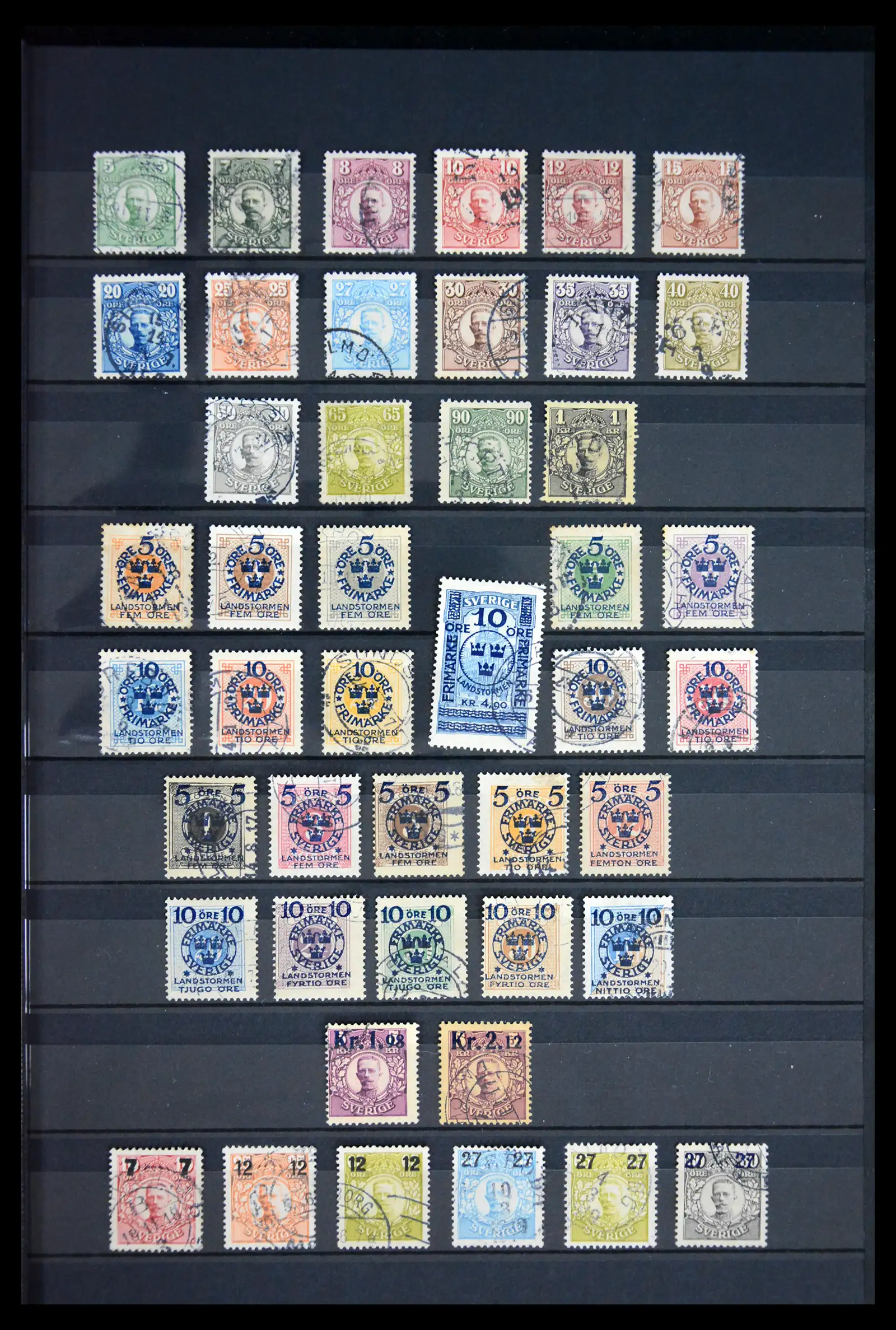 41717 0007 - Stamp collection 41717 Sweden 1855-2015.