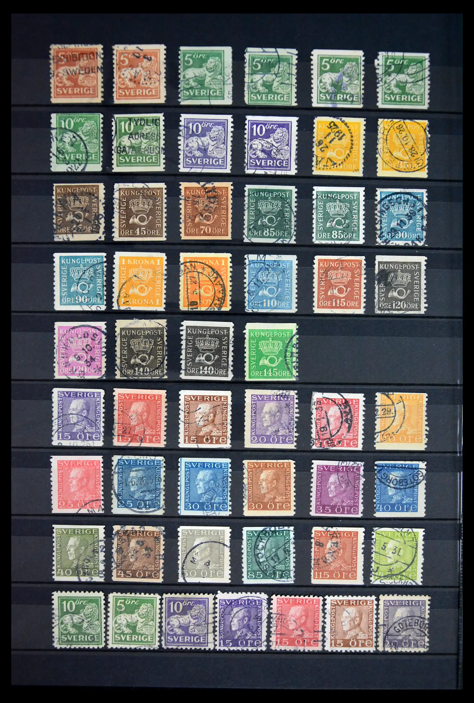 41717 0010 - Stamp collection 41717 Sweden 1855-2015.
