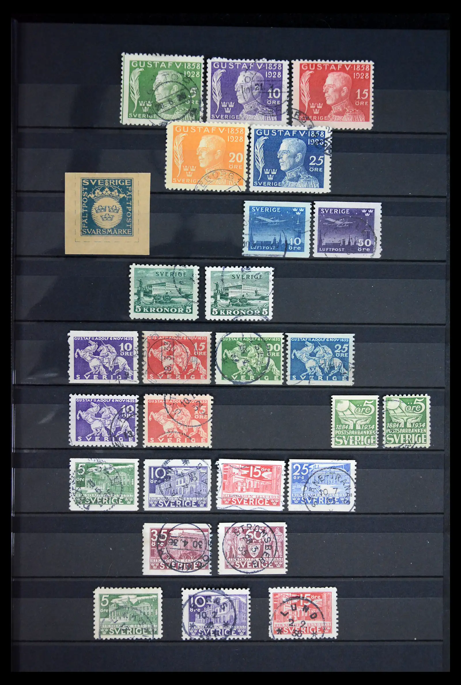 41717 0011 - Stamp collection 41717 Sweden 1855-2015.