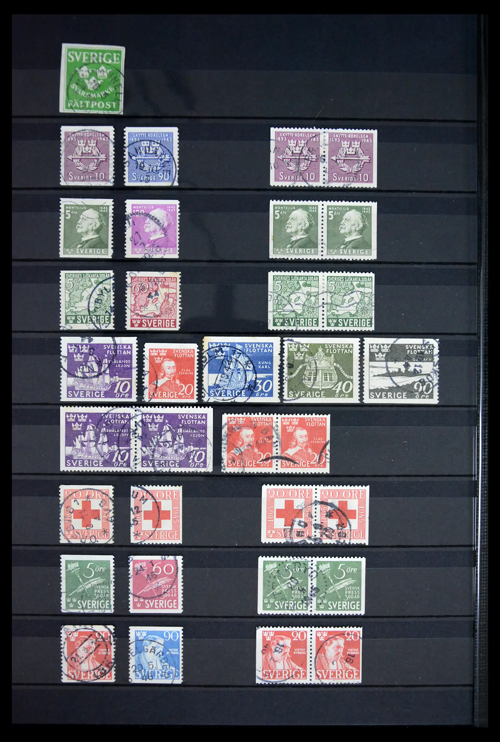 41717 0016 - Stamp collection 41717 Sweden 1855-2015.