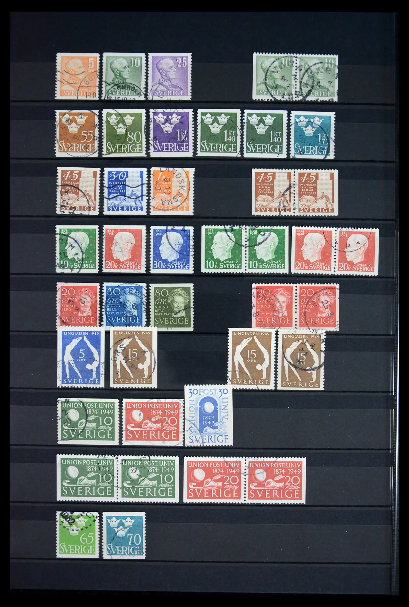 41717 0018 - Stamp collection 41717 Sweden 1855-2015.