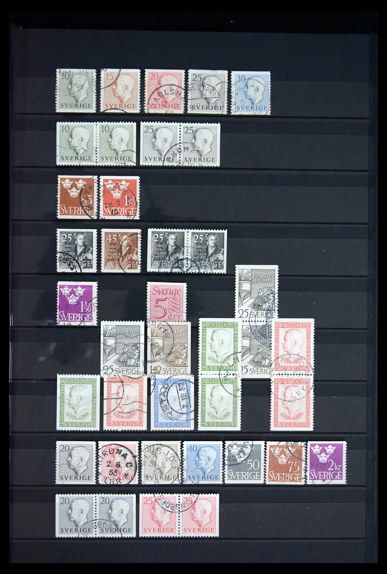 41717 0019 - Stamp collection 41717 Sweden 1855-2015.