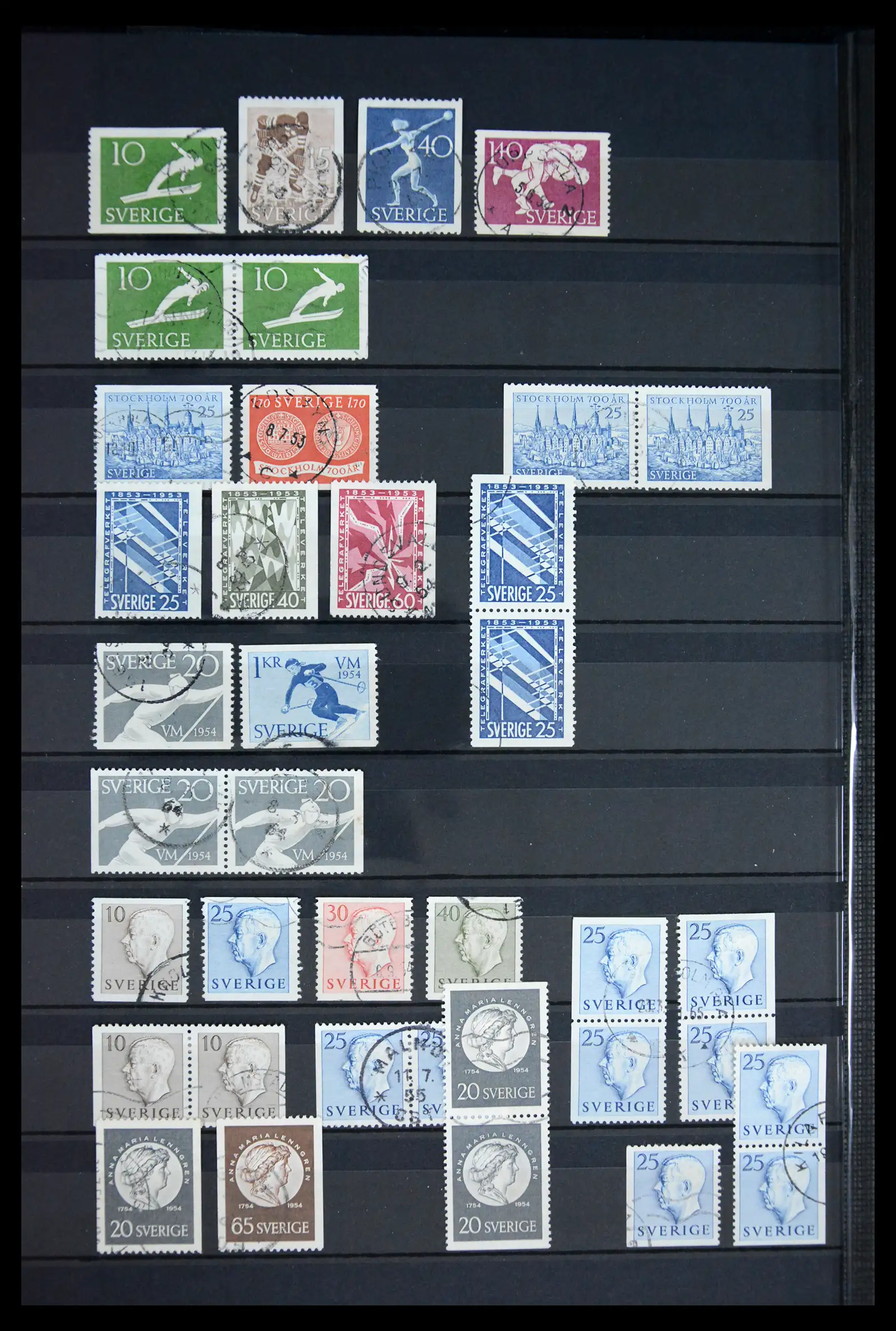 41717 0020 - Stamp collection 41717 Sweden 1855-2015.