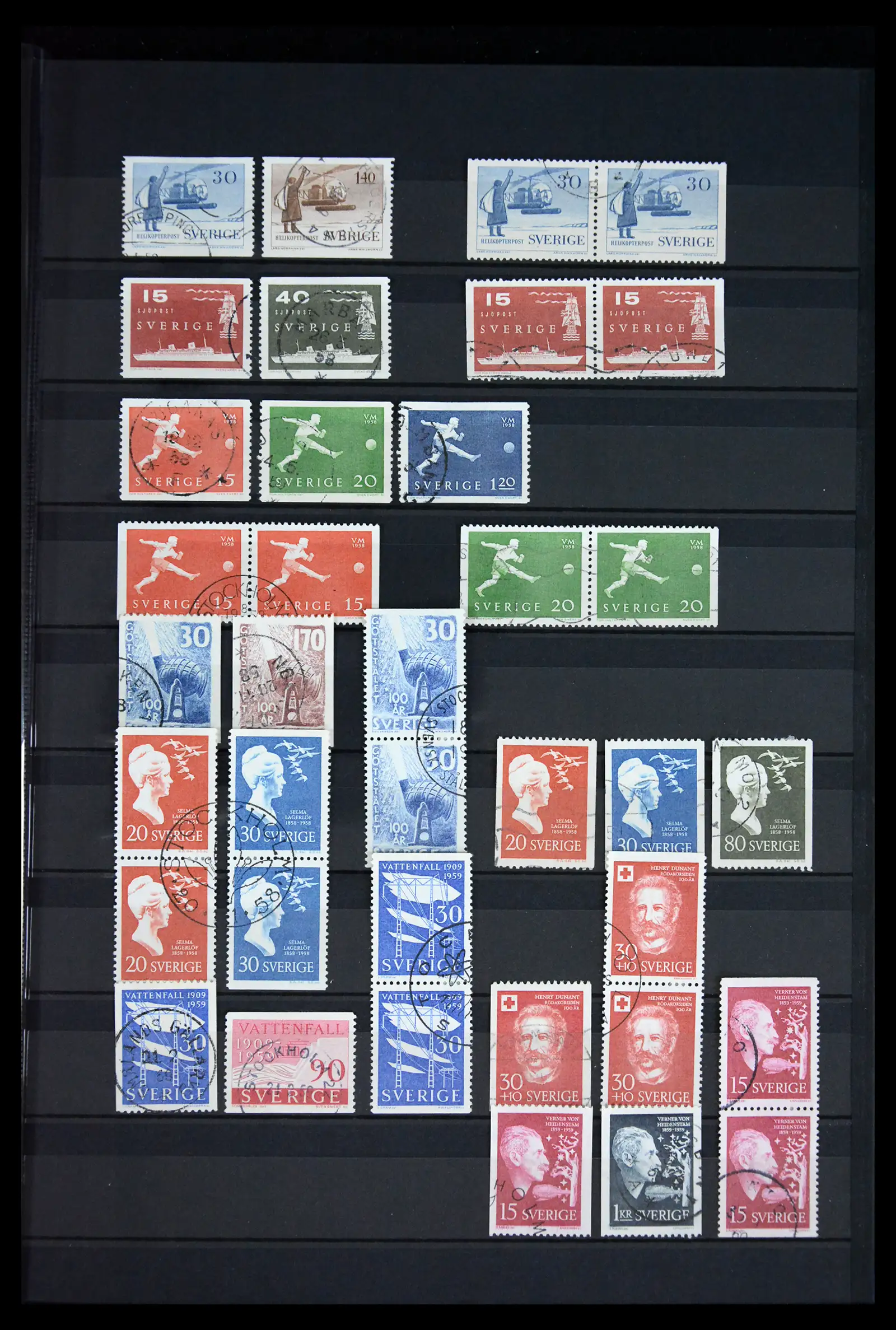 41717 0023 - Postzegelverzameling 41717 Zweden 1855-2015.