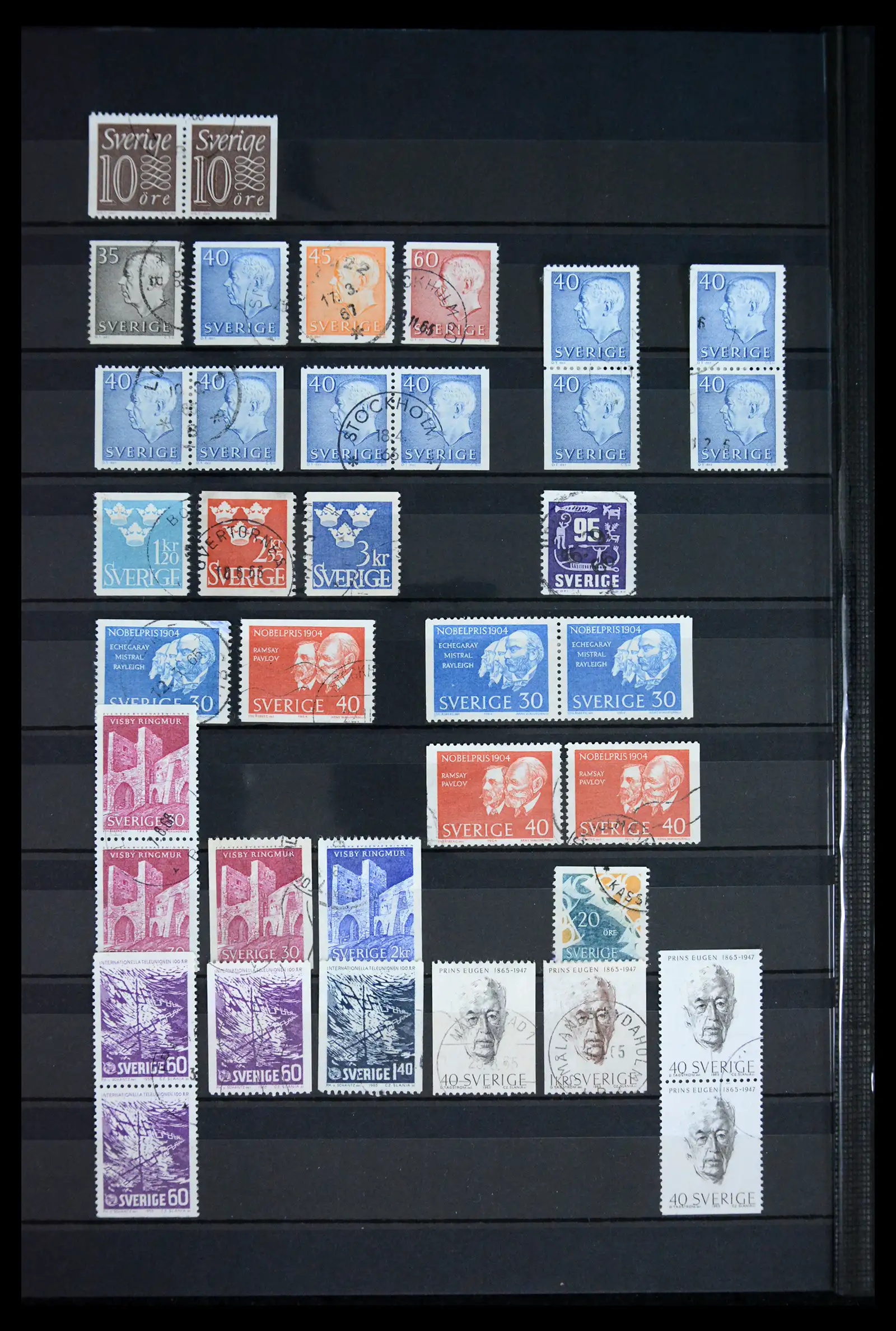 41717 0028 - Postzegelverzameling 41717 Zweden 1855-2015.