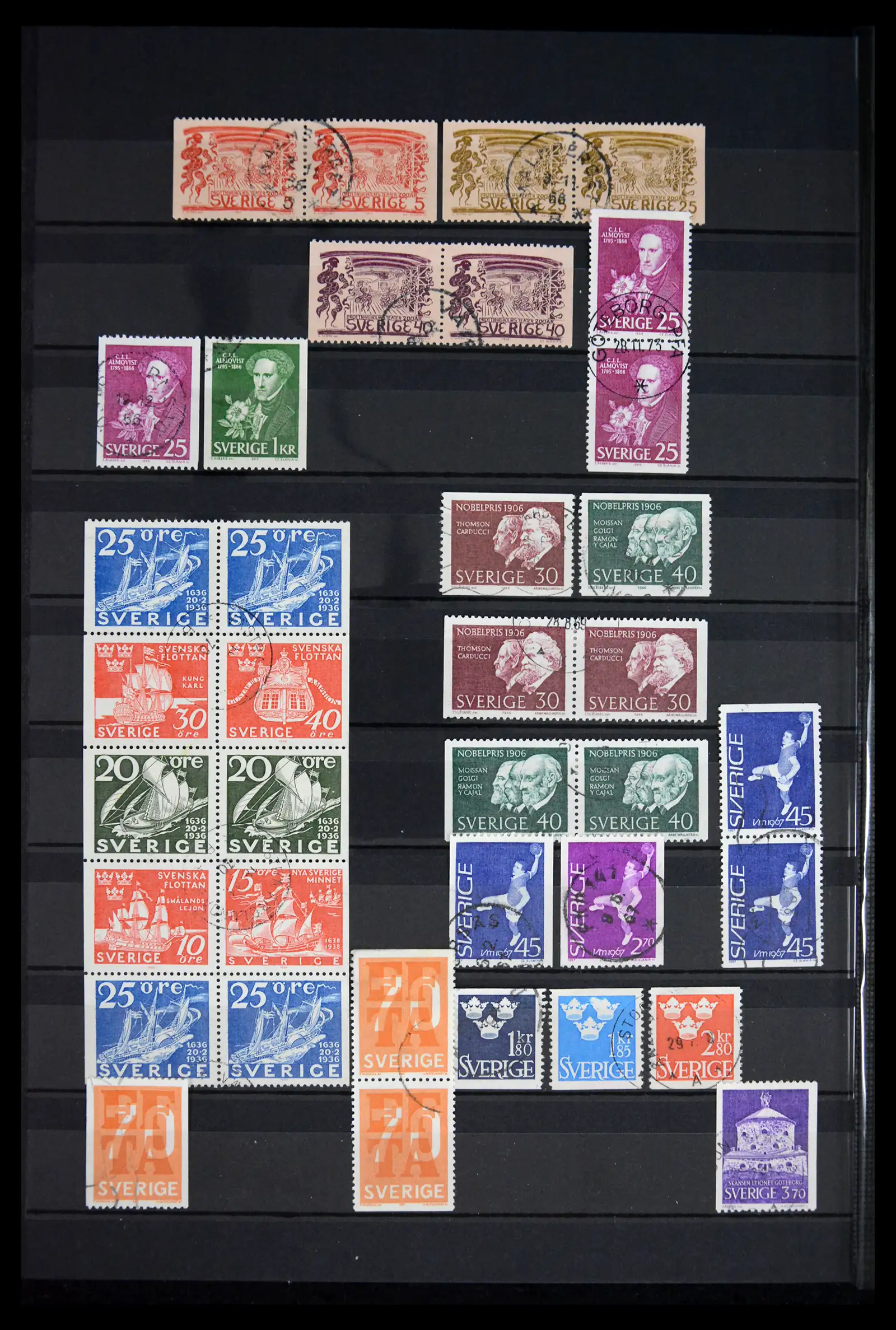 41717 0032 - Postzegelverzameling 41717 Zweden 1855-2015.