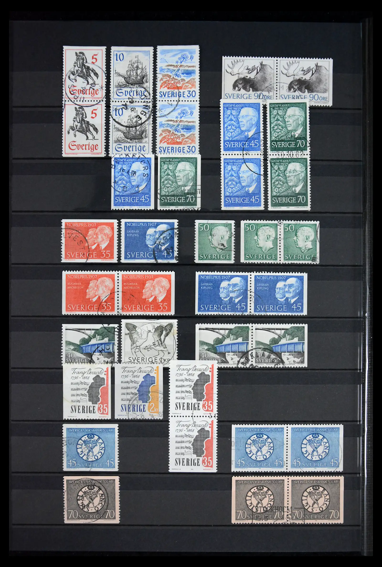 41717 0034 - Postzegelverzameling 41717 Zweden 1855-2015.