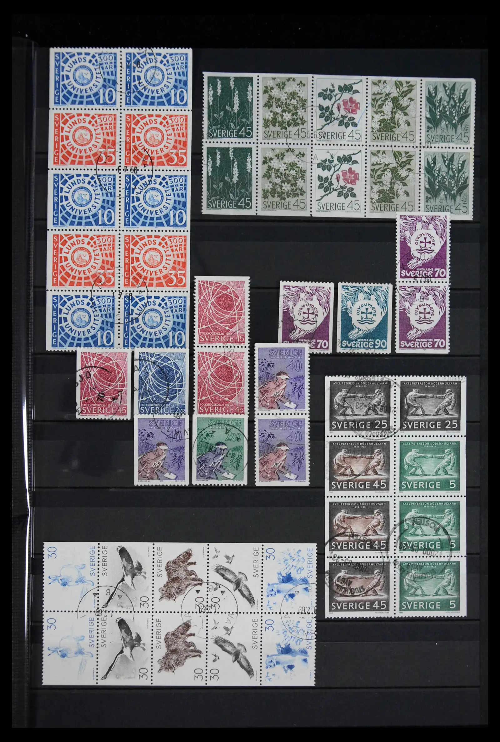 41717 0035 - Postzegelverzameling 41717 Zweden 1855-2015.