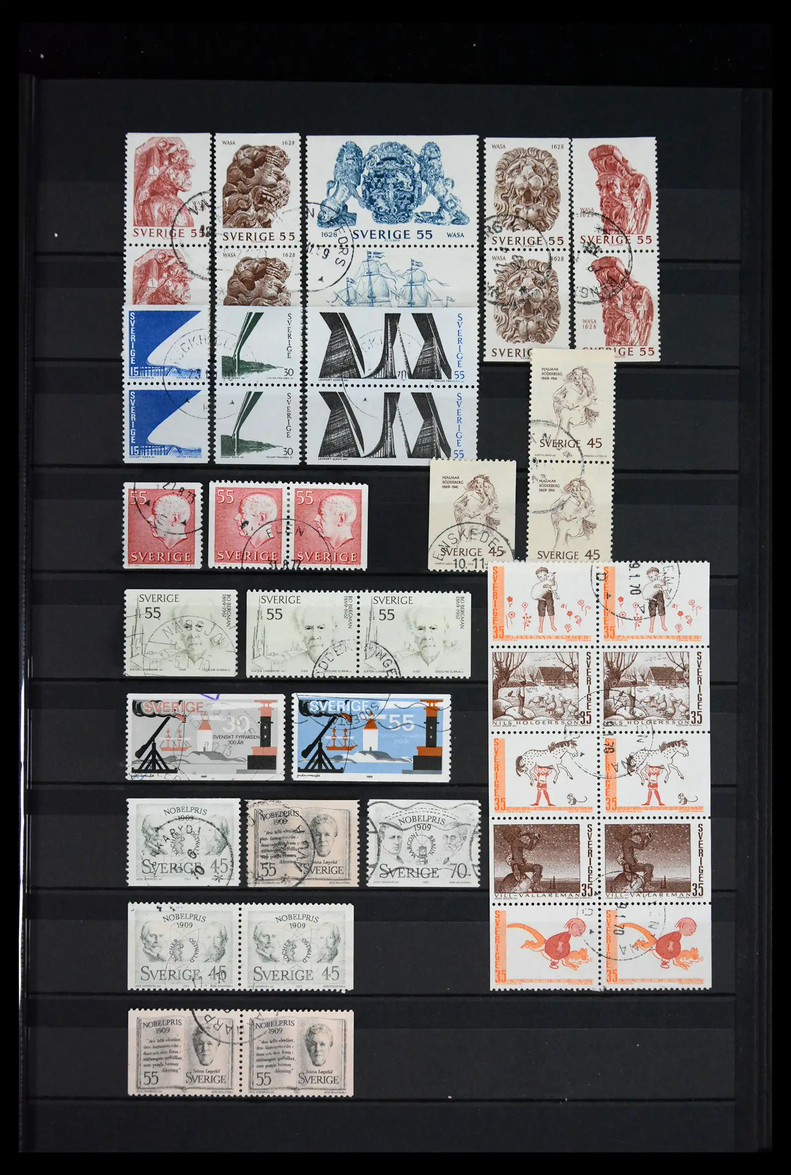 41717 0037 - Postzegelverzameling 41717 Zweden 1855-2015.