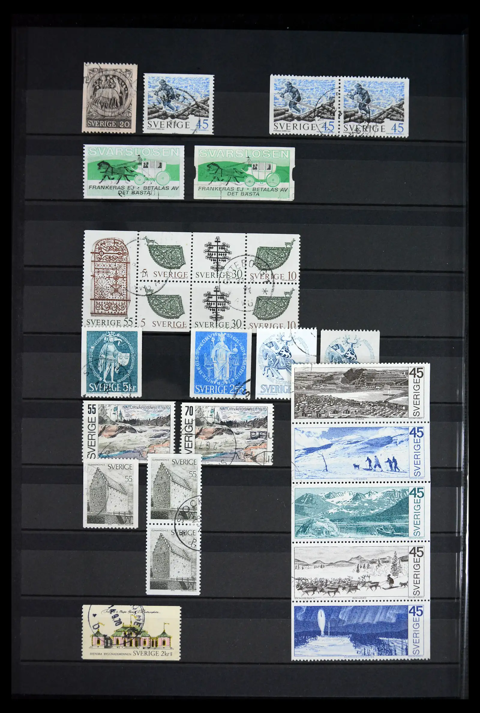 41717 0038 - Postzegelverzameling 41717 Zweden 1855-2015.