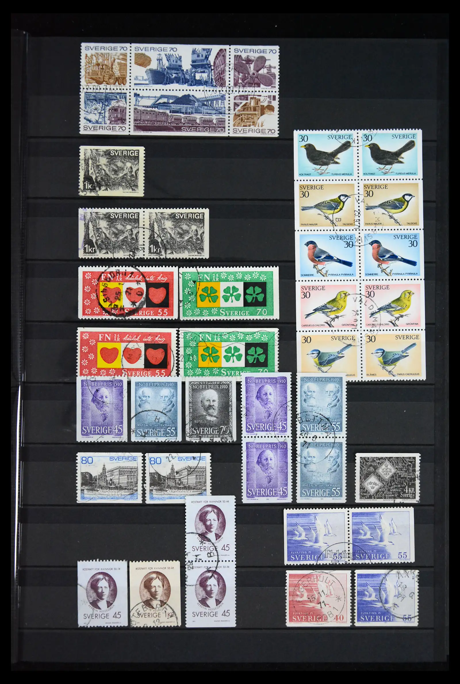 41717 0039 - Postzegelverzameling 41717 Zweden 1855-2015.