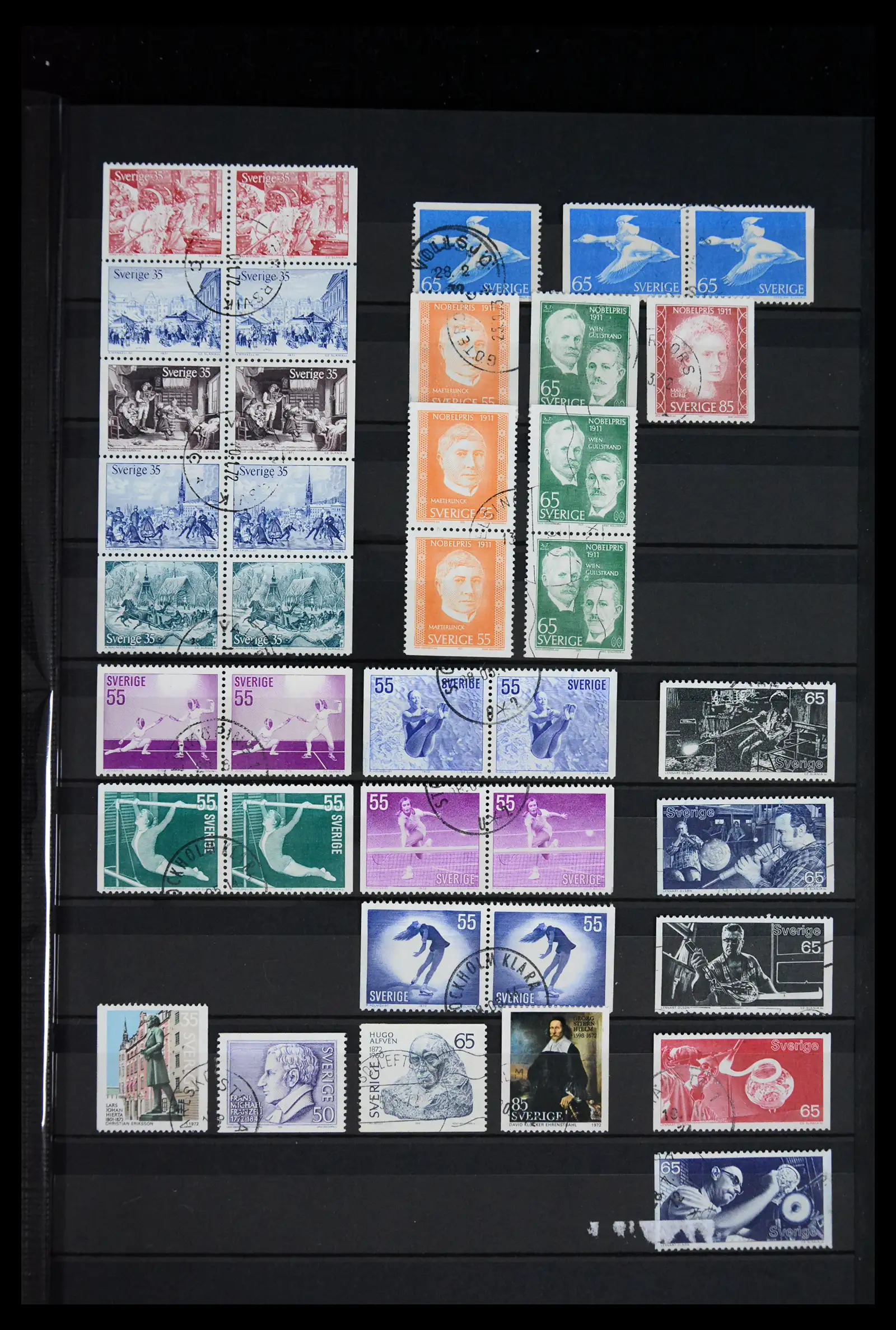 41717 0041 - Postzegelverzameling 41717 Zweden 1855-2015.