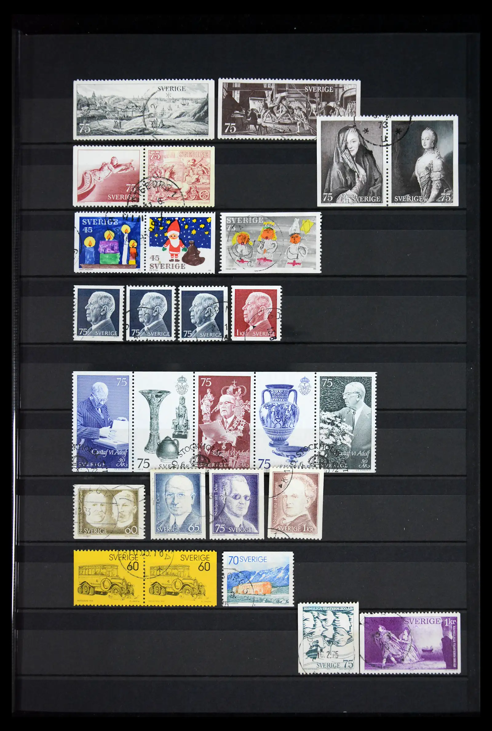 41717 0043 - Postzegelverzameling 41717 Zweden 1855-2015.