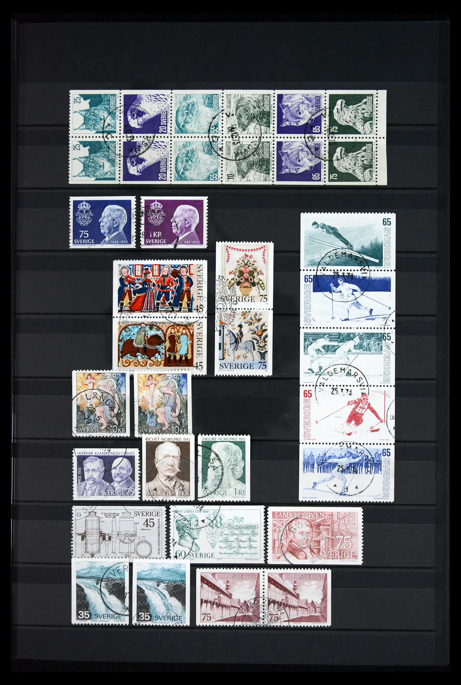 41717 0045 - Postzegelverzameling 41717 Zweden 1855-2015.