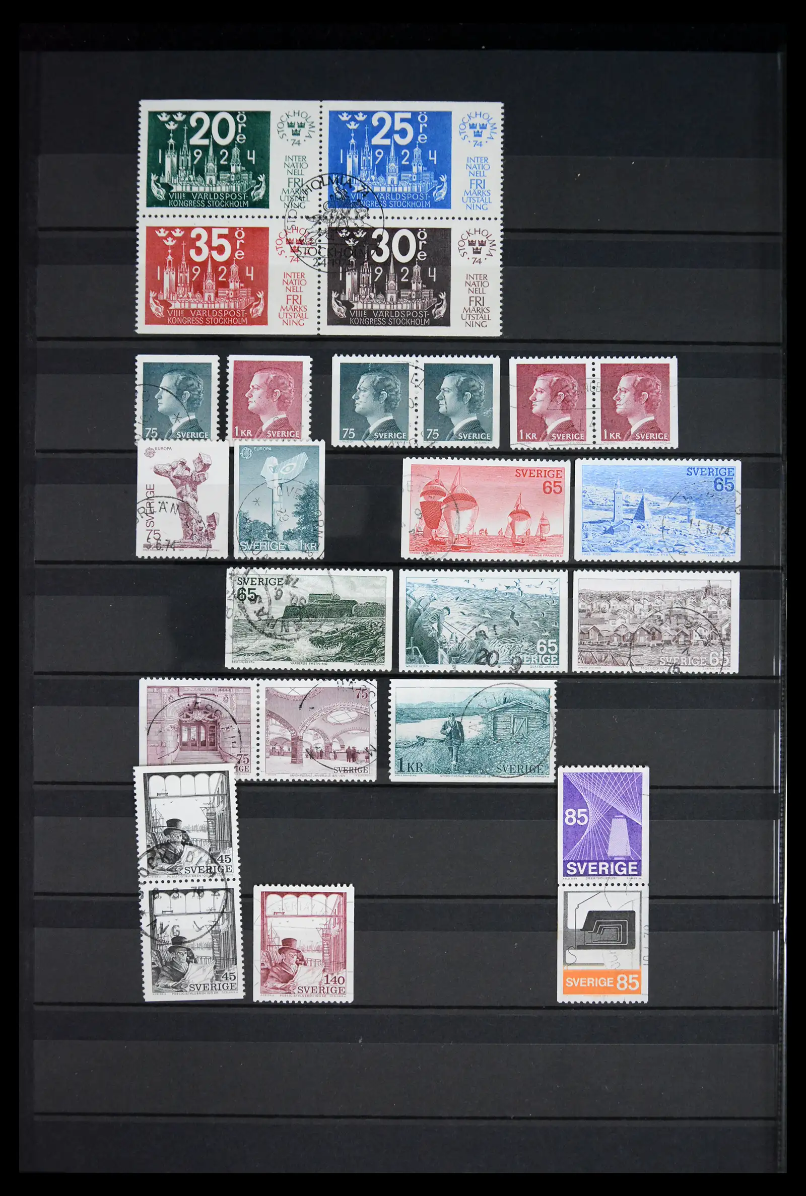 41717 0046 - Postzegelverzameling 41717 Zweden 1855-2015.