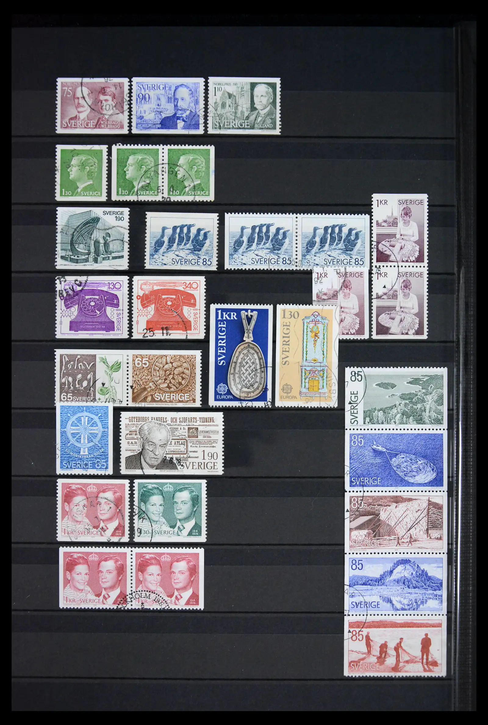 41717 0050 - Postzegelverzameling 41717 Zweden 1855-2015.