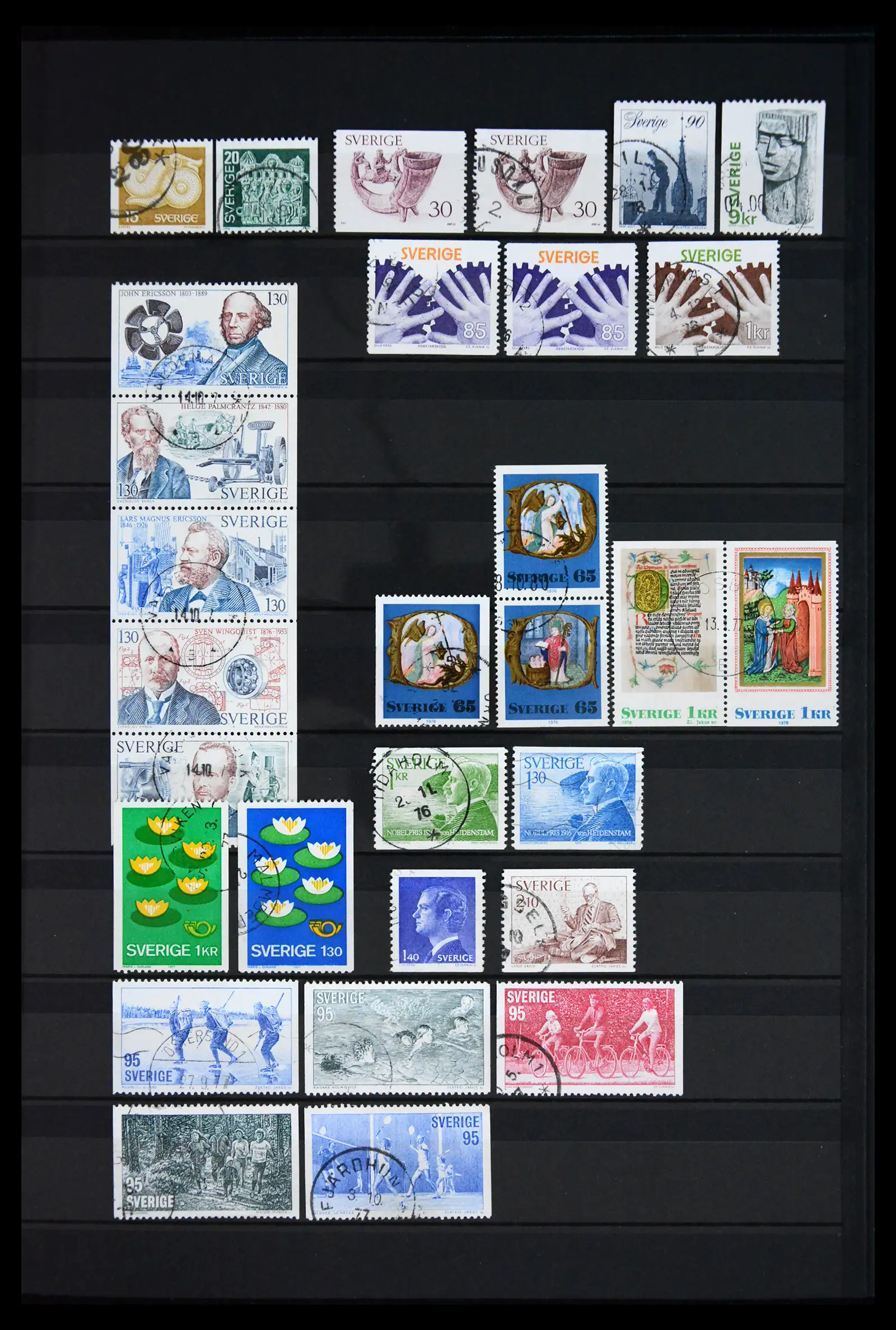 41717 0051 - Postzegelverzameling 41717 Zweden 1855-2015.