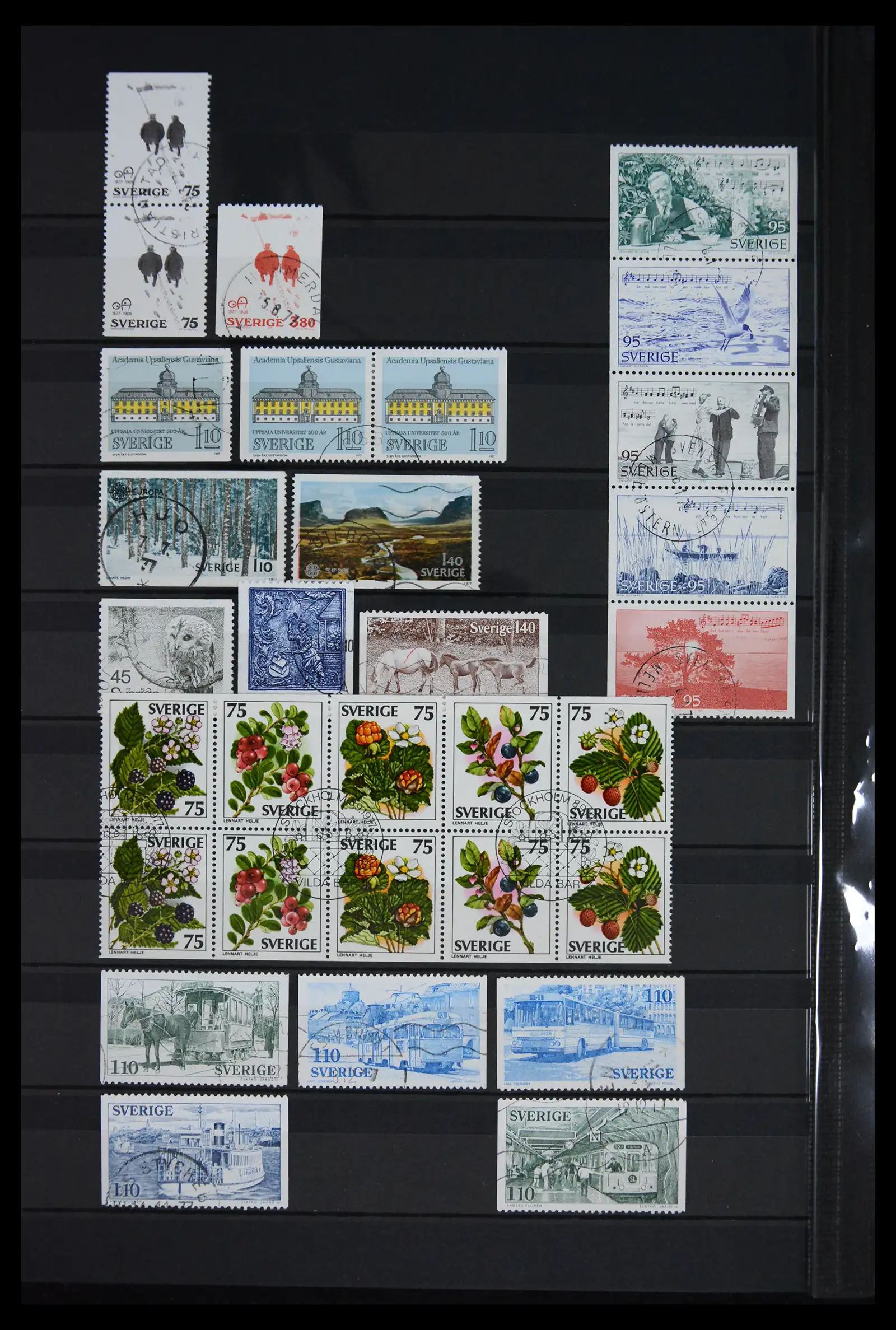 41717 0052 - Postzegelverzameling 41717 Zweden 1855-2015.