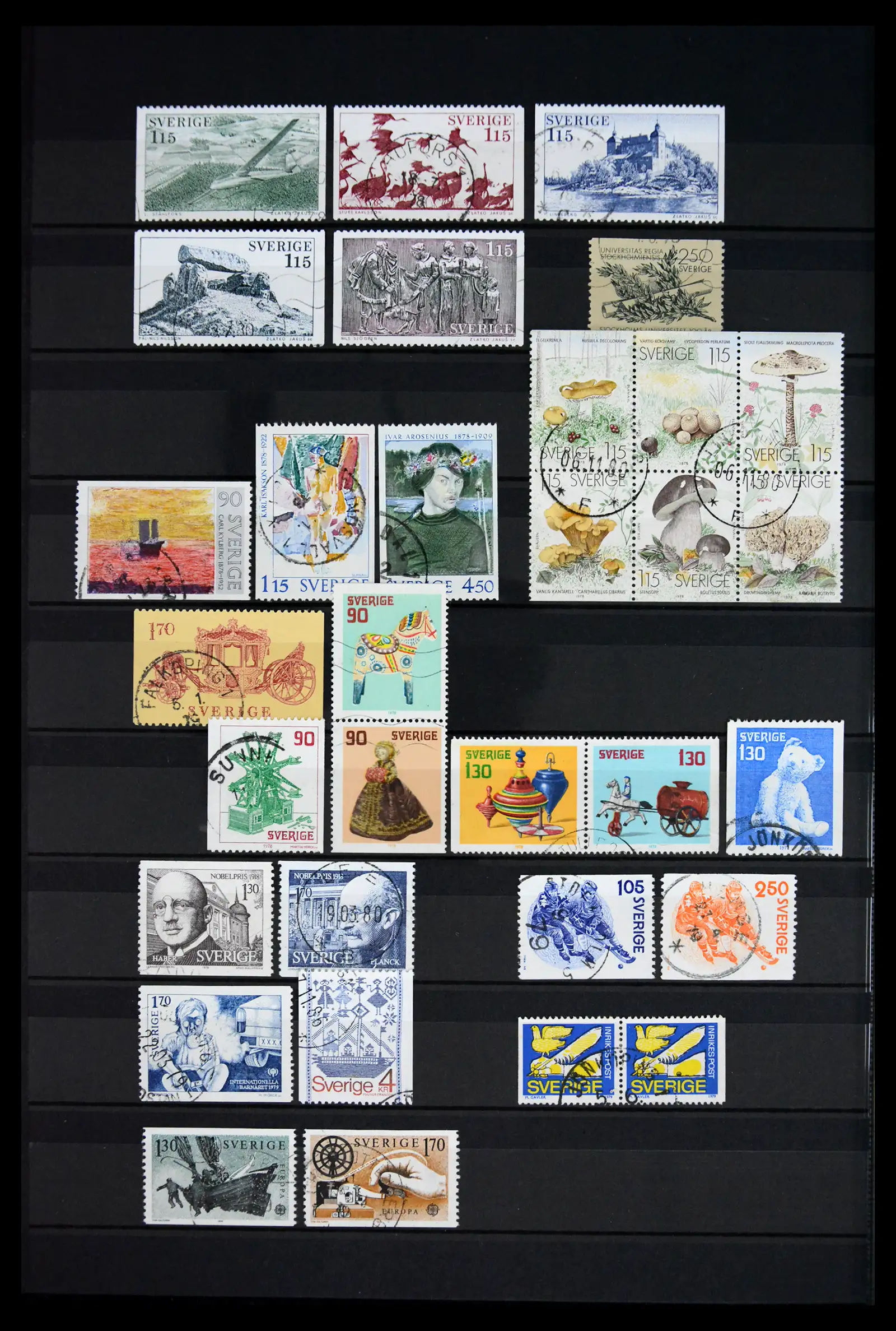 41717 0054 - Postzegelverzameling 41717 Zweden 1855-2015.