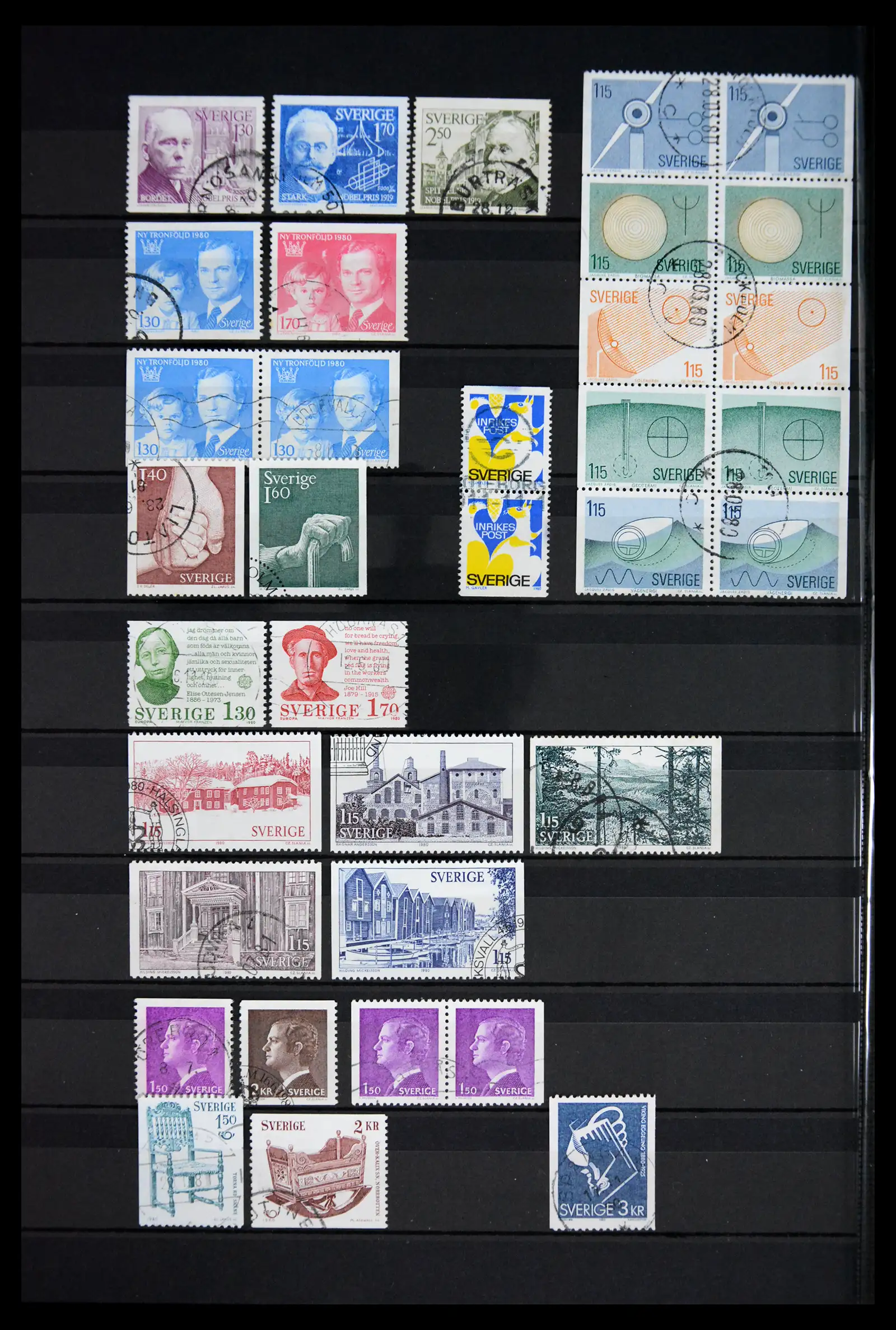 41717 0056 - Postzegelverzameling 41717 Zweden 1855-2015.