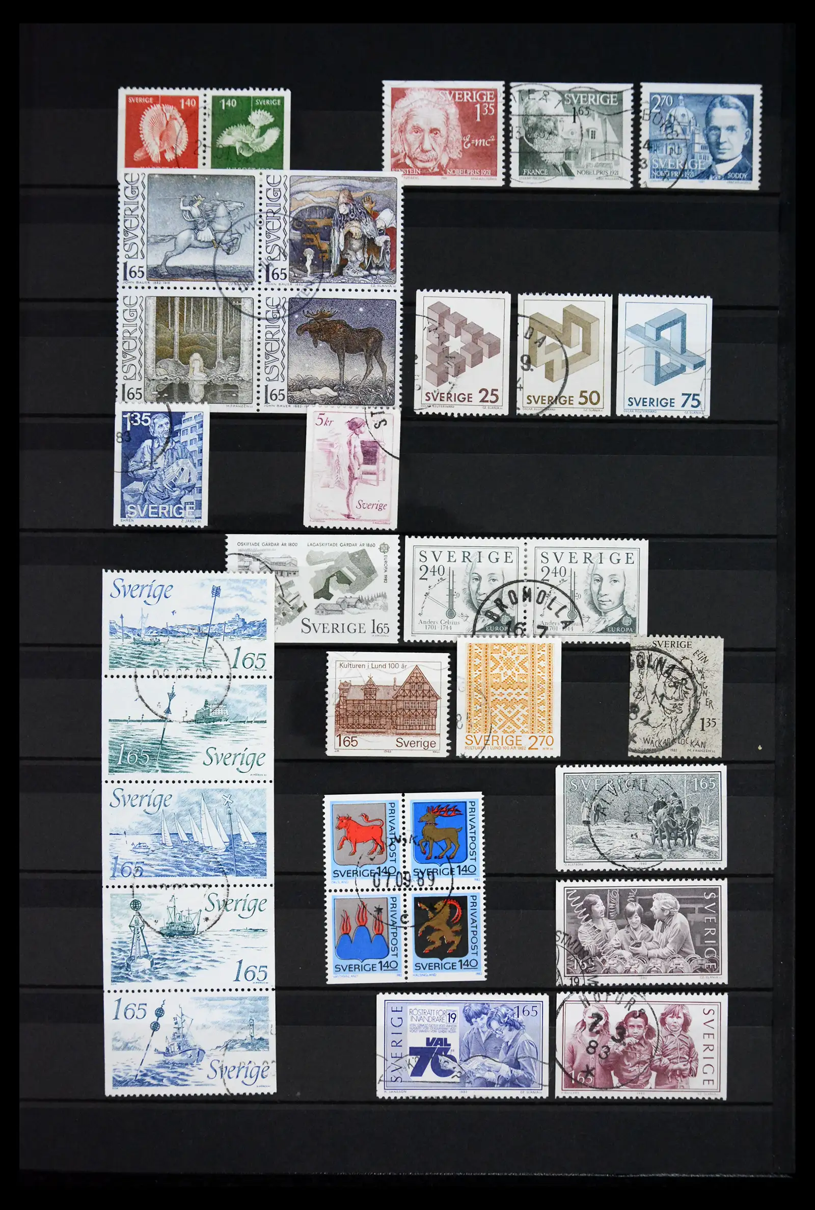 41717 0059 - Postzegelverzameling 41717 Zweden 1855-2015.
