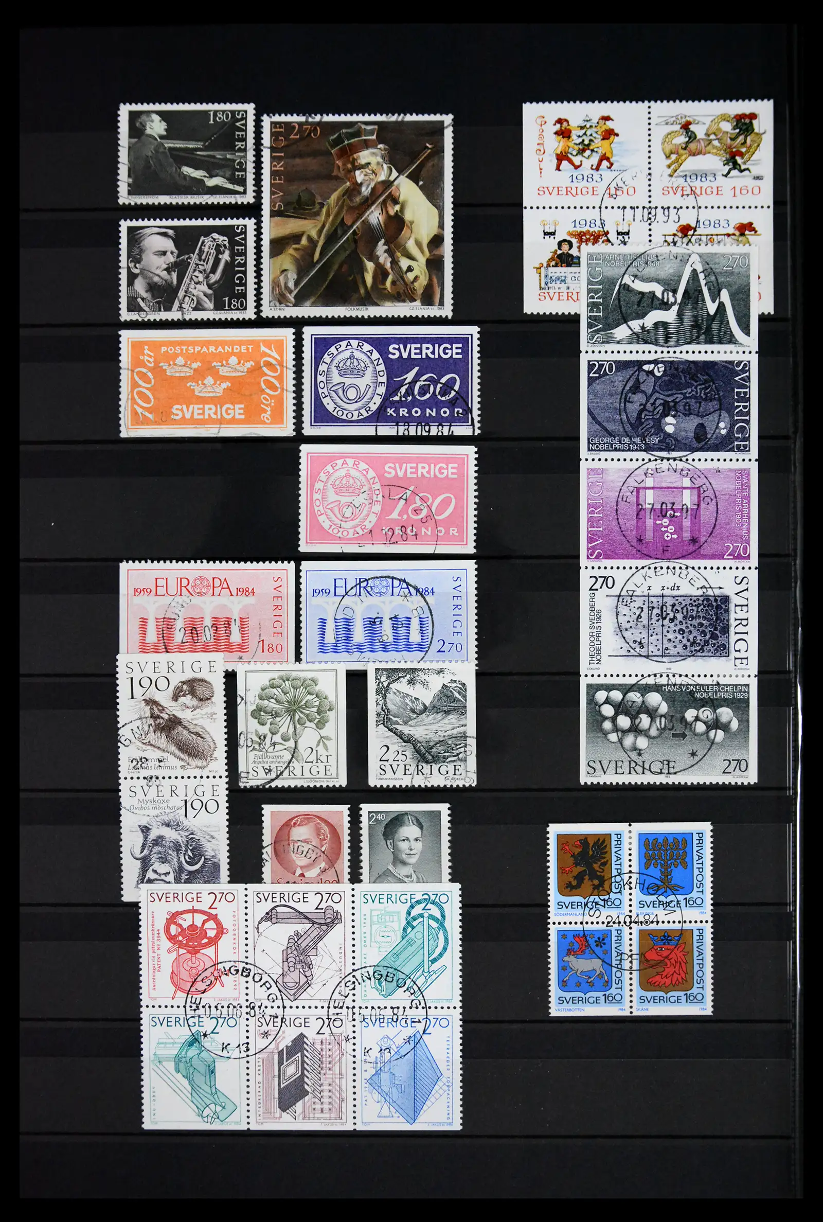 41717 0062 - Postzegelverzameling 41717 Zweden 1855-2015.