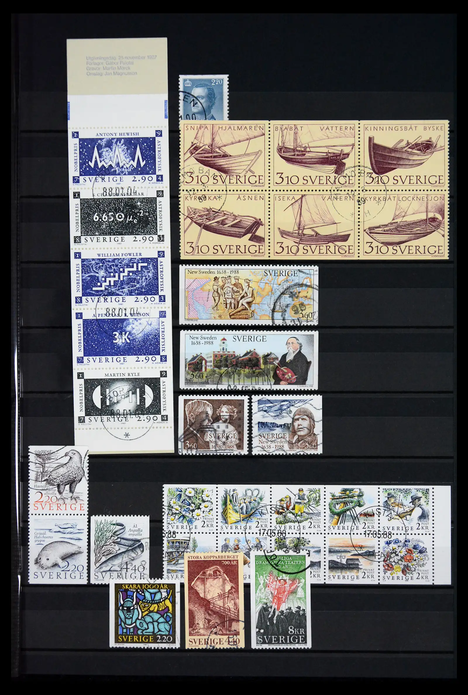 41717 0069 - Postzegelverzameling 41717 Zweden 1855-2015.