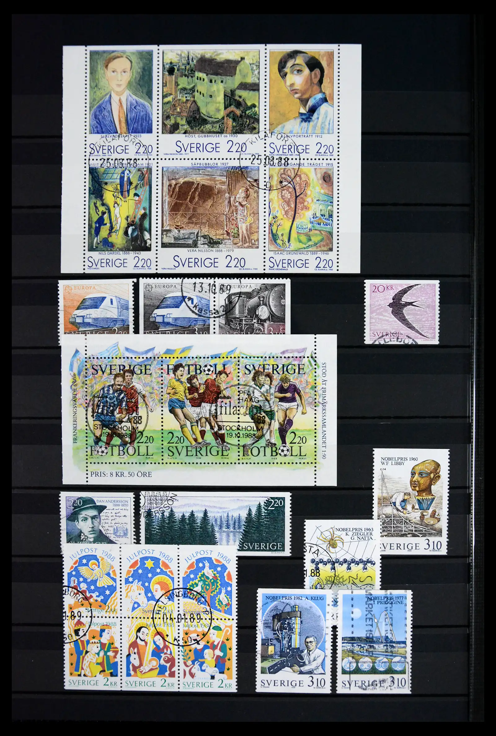 41717 0070 - Postzegelverzameling 41717 Zweden 1855-2015.