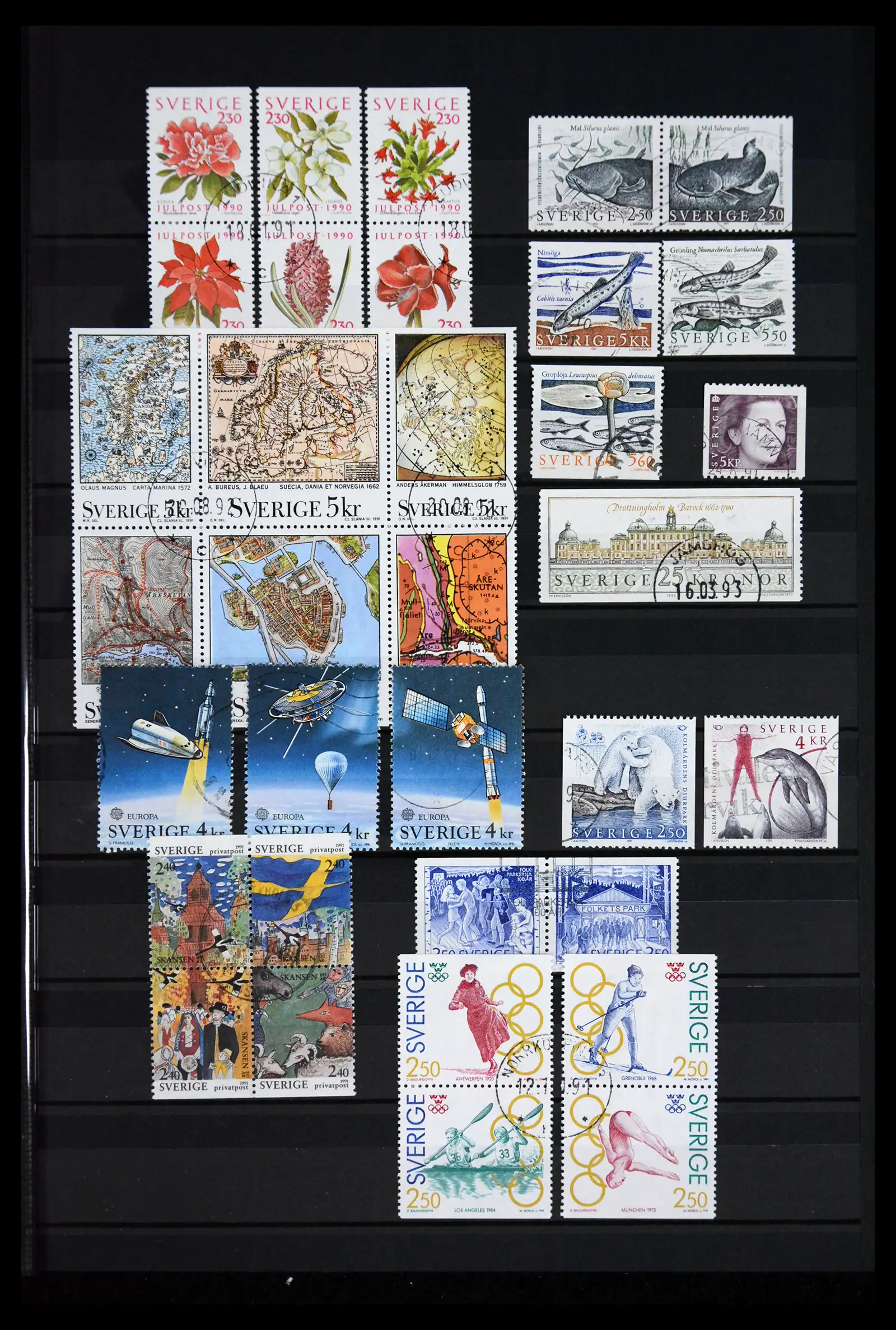 41717 0075 - Postzegelverzameling 41717 Zweden 1855-2015.