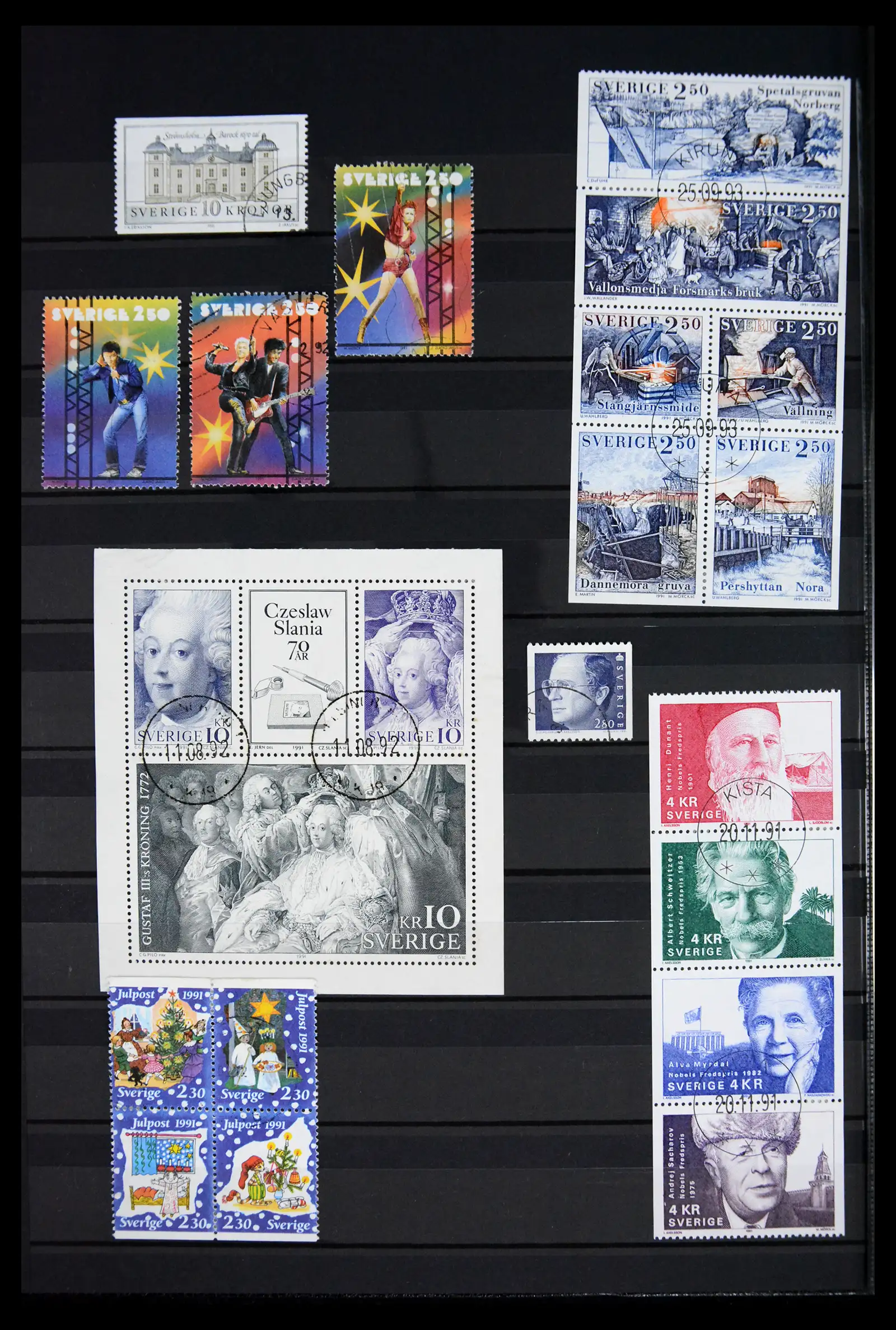 41717 0076 - Postzegelverzameling 41717 Zweden 1855-2015.