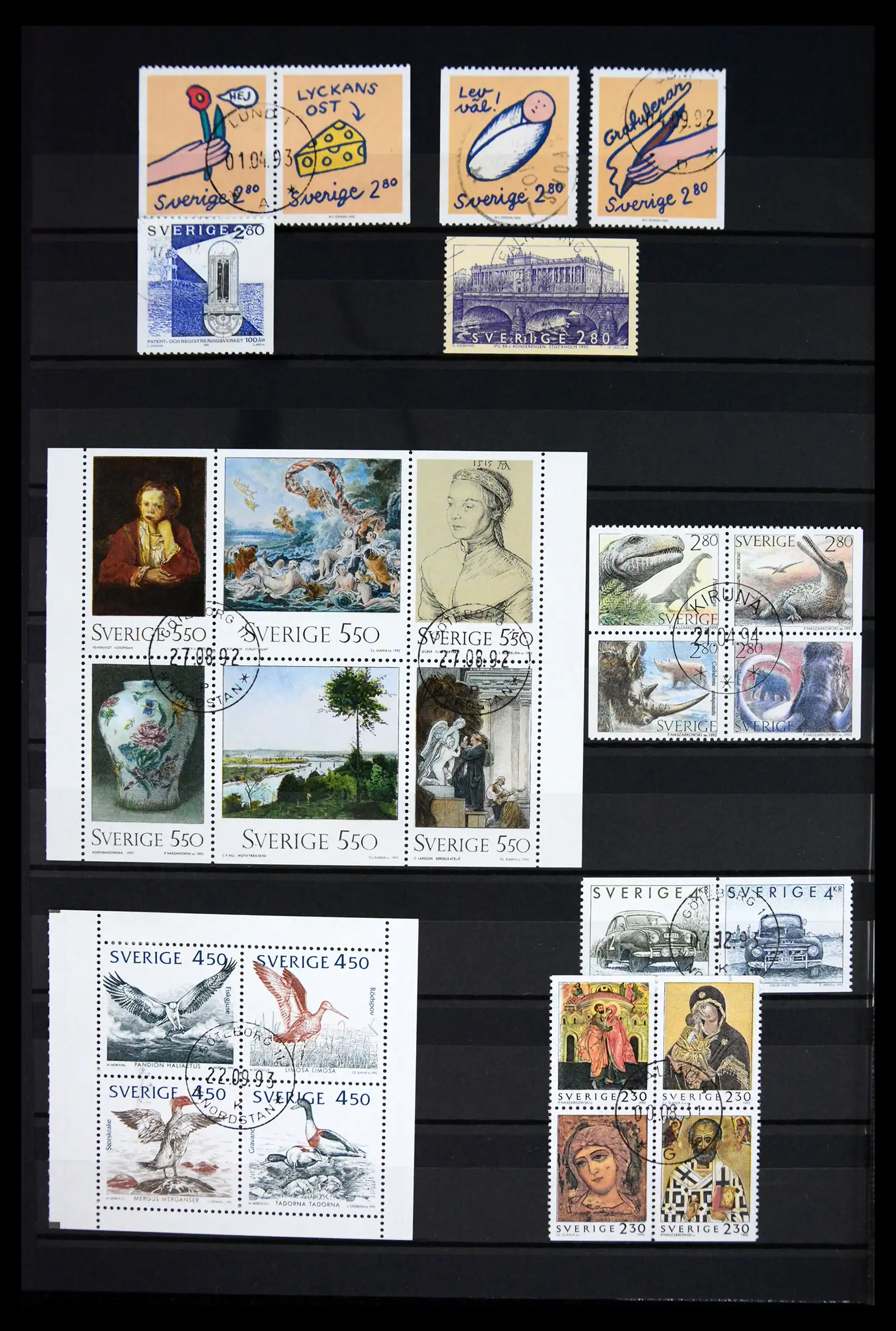 41717 0078 - Postzegelverzameling 41717 Zweden 1855-2015.