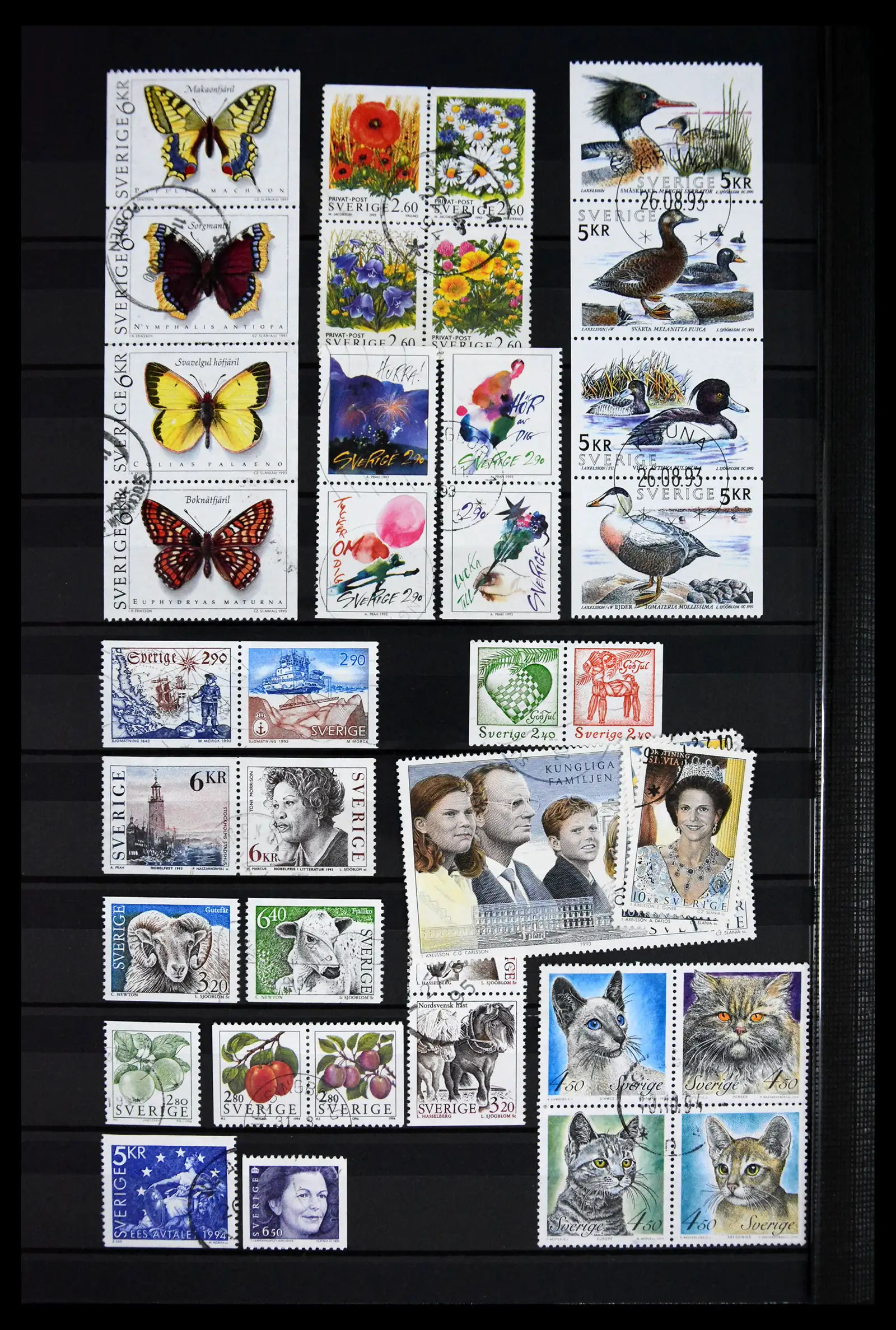 41717 0080 - Postzegelverzameling 41717 Zweden 1855-2015.