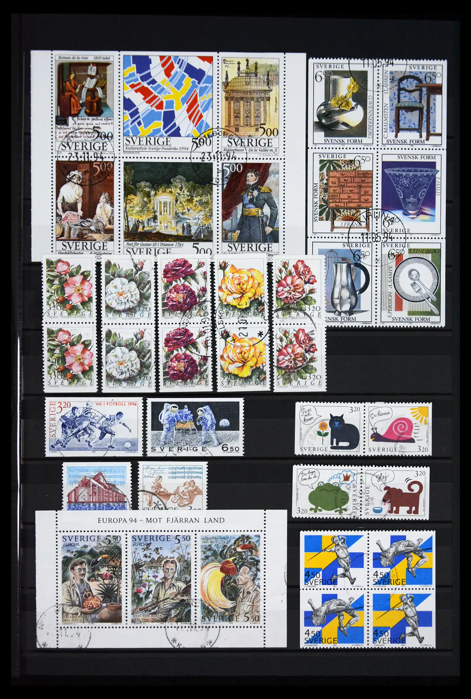 41717 0081 - Postzegelverzameling 41717 Zweden 1855-2015.