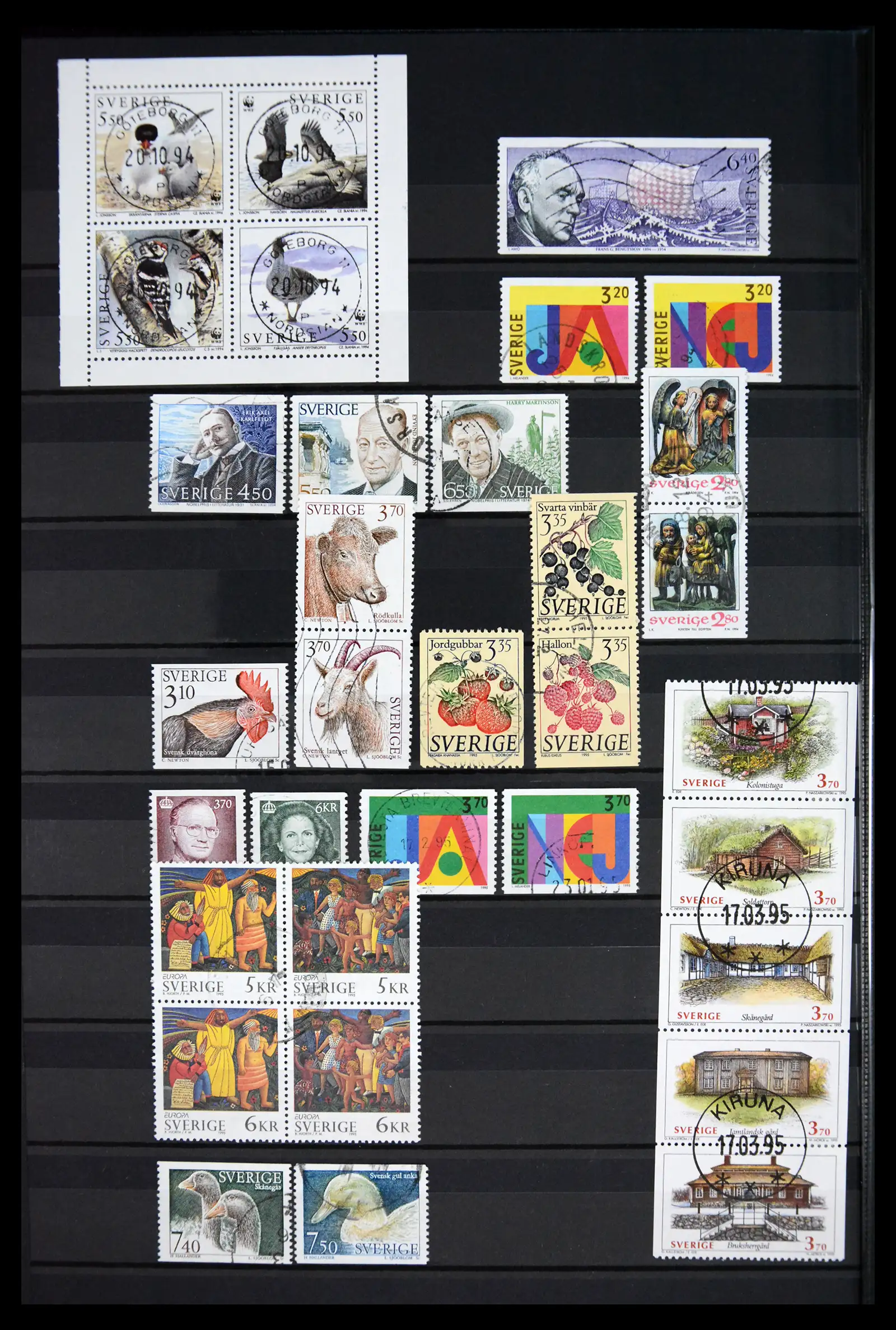 41717 0082 - Postzegelverzameling 41717 Zweden 1855-2015.