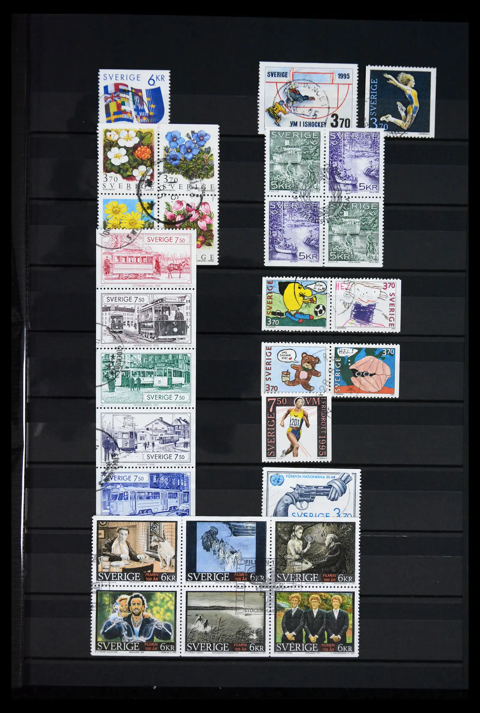 41717 0083 - Postzegelverzameling 41717 Zweden 1855-2015.