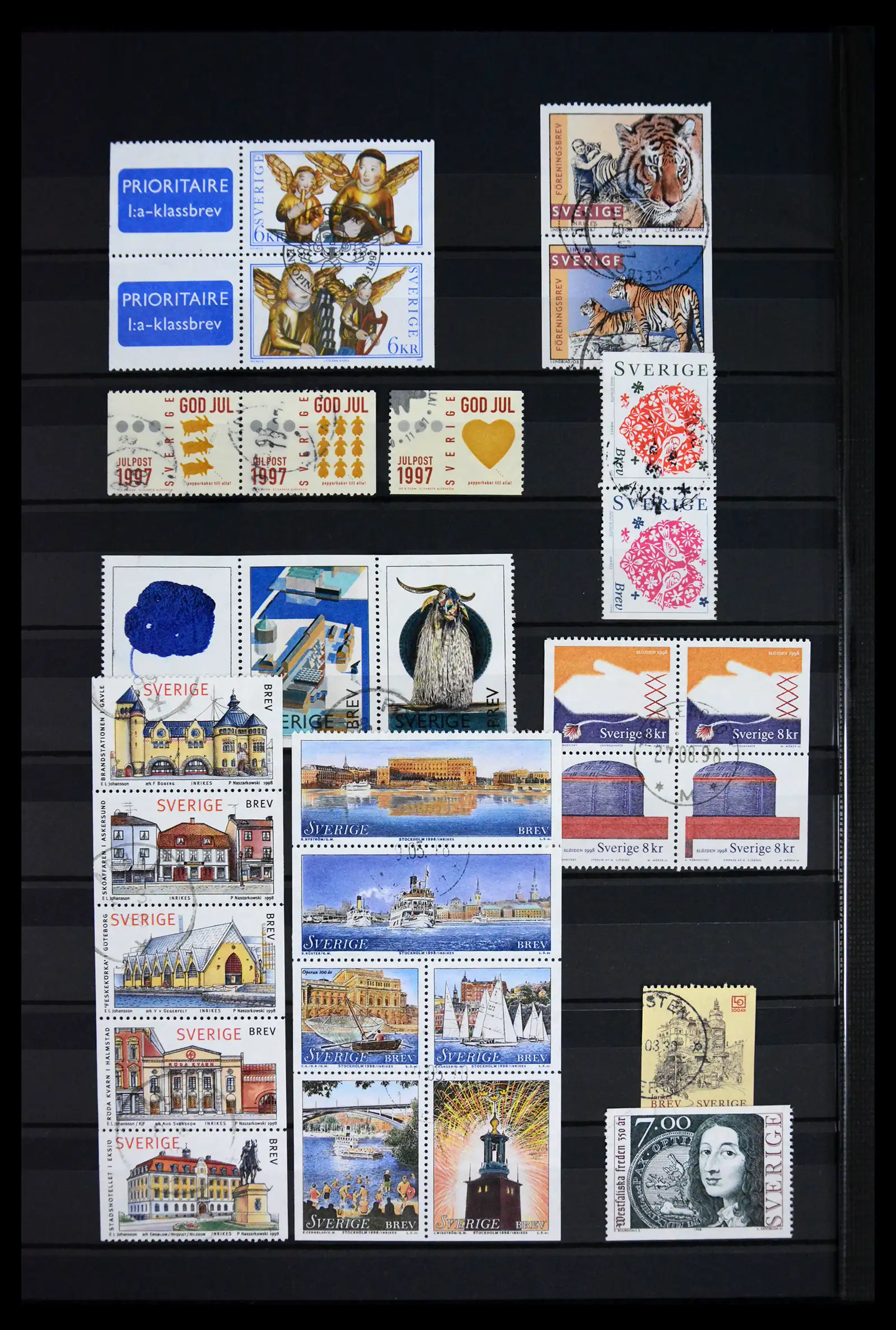 41717 0088 - Postzegelverzameling 41717 Zweden 1855-2015.