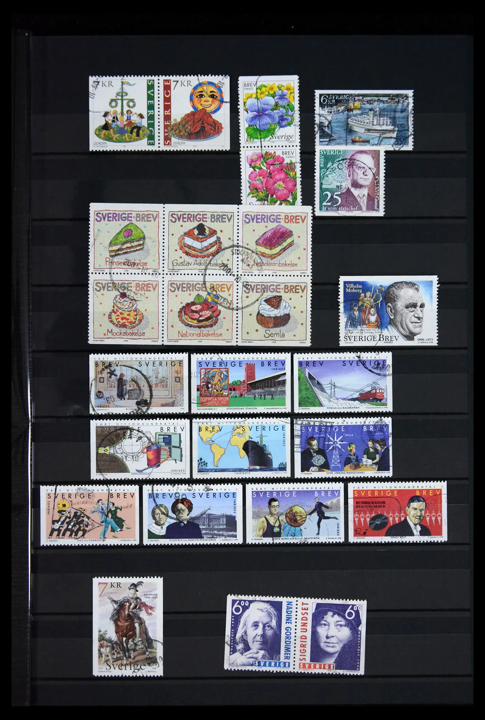 41717 0089 - Postzegelverzameling 41717 Zweden 1855-2015.